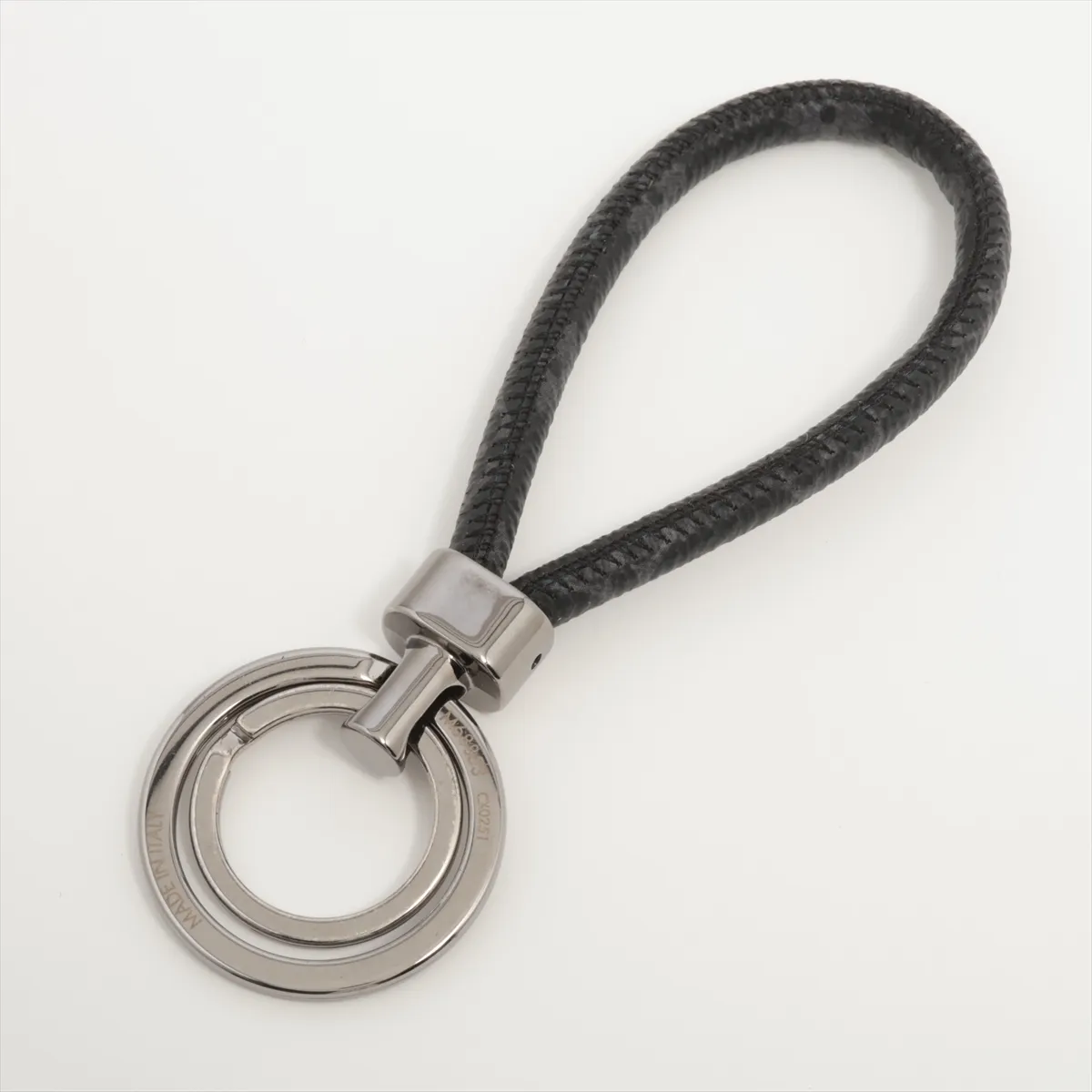 M68853 Portefeuille LV Harlow CX0251 Keychain Stainless Steel x Leather Black — view 2