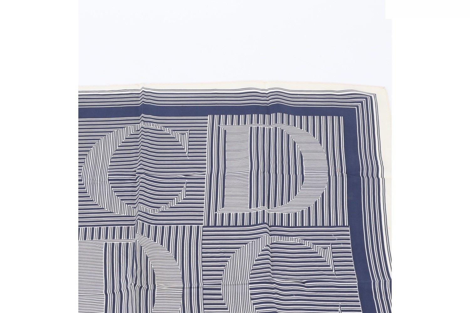 Tag attached, 100% silk Trotter scarf — view 2