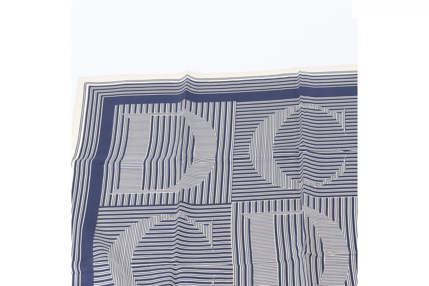 Tag attached, 100% silk Trotter scarf — view 3