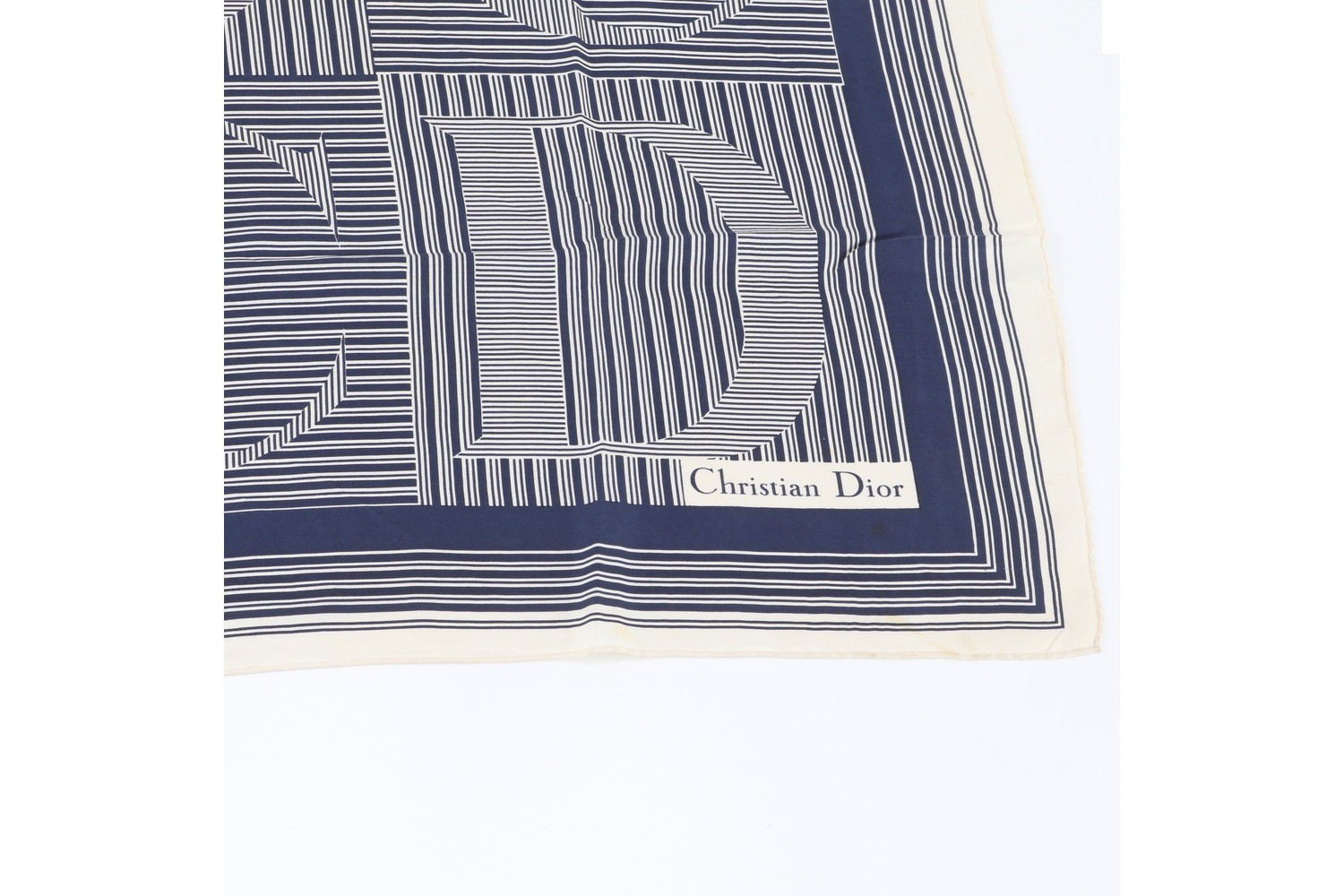 Tag attached, 100% silk Trotter scarf — view 5
