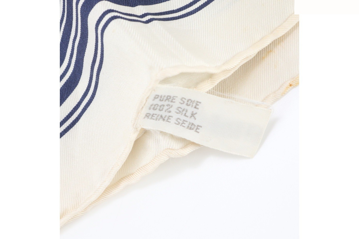 Tag attached, 100% silk Trotter scarf — view 7