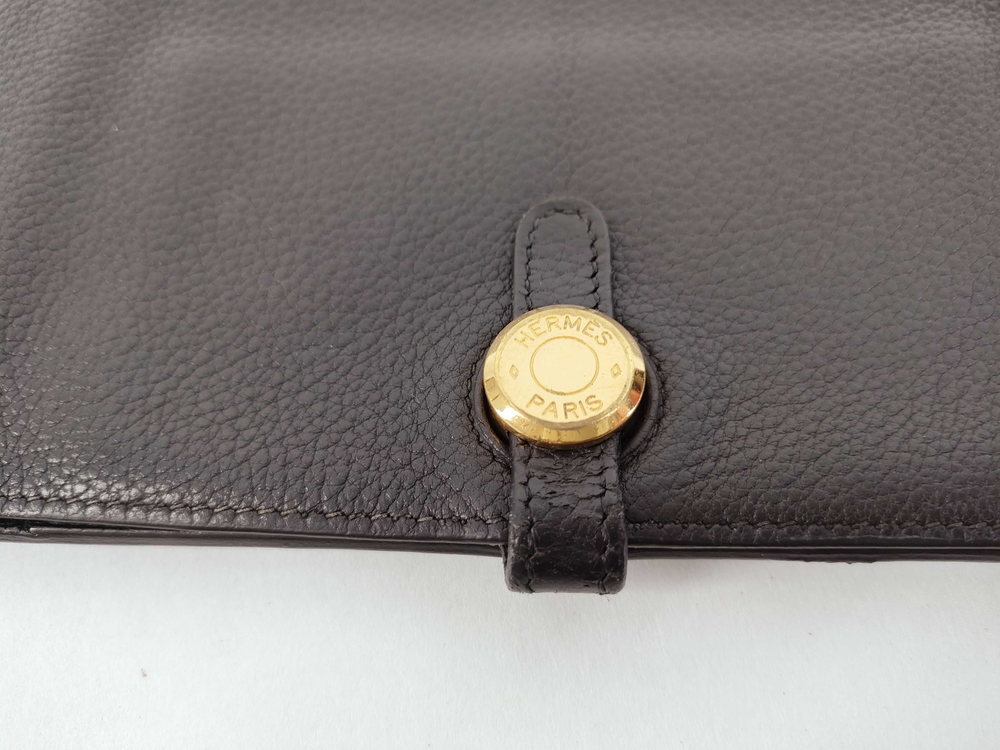 Dogon Hermes Dogon GM Black Wallet — view 8