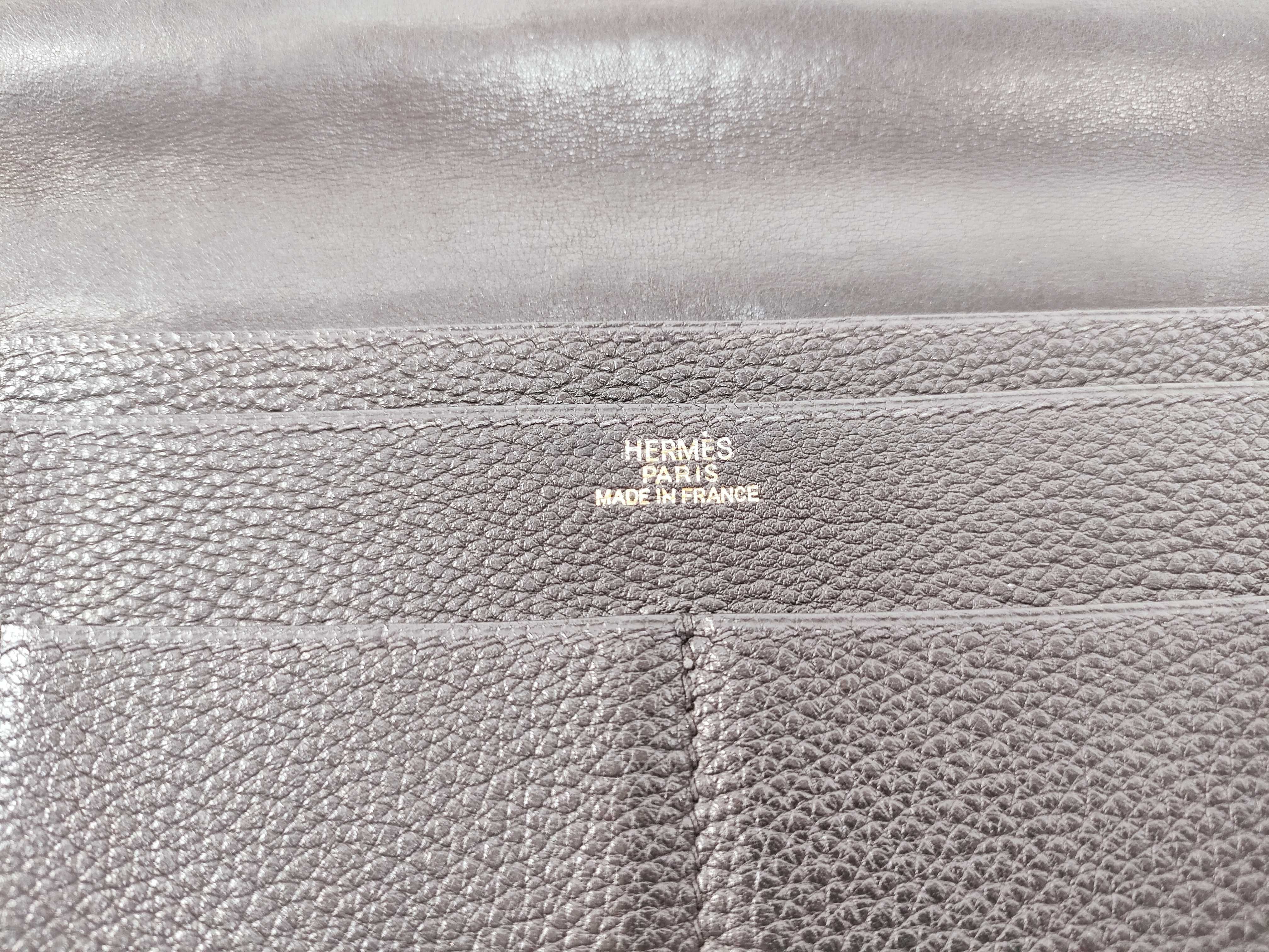 Dogon Hermes Dogon GM Black Wallet — view 10