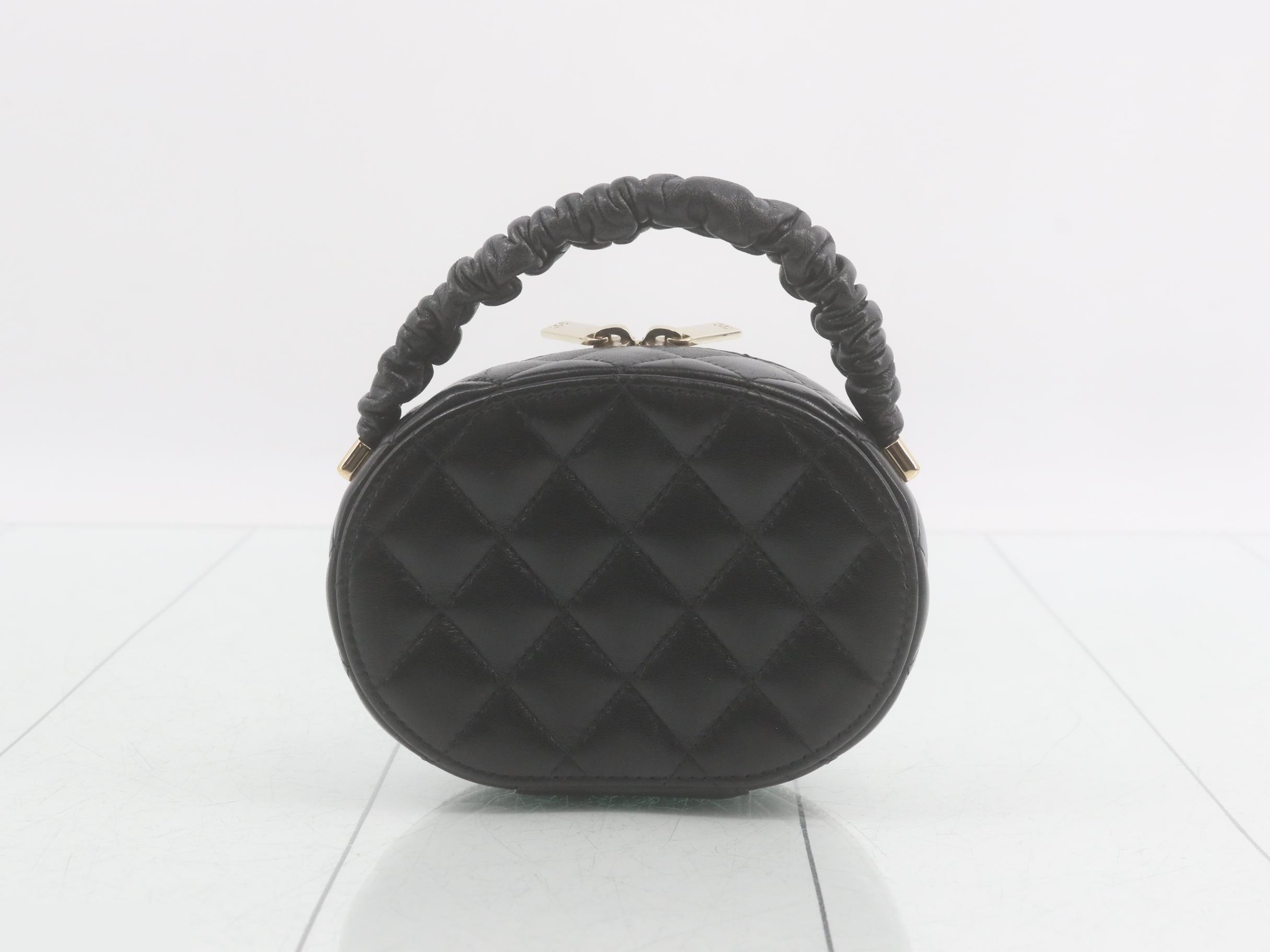 Matelassé Leather Coco Mark Handbag — view 2