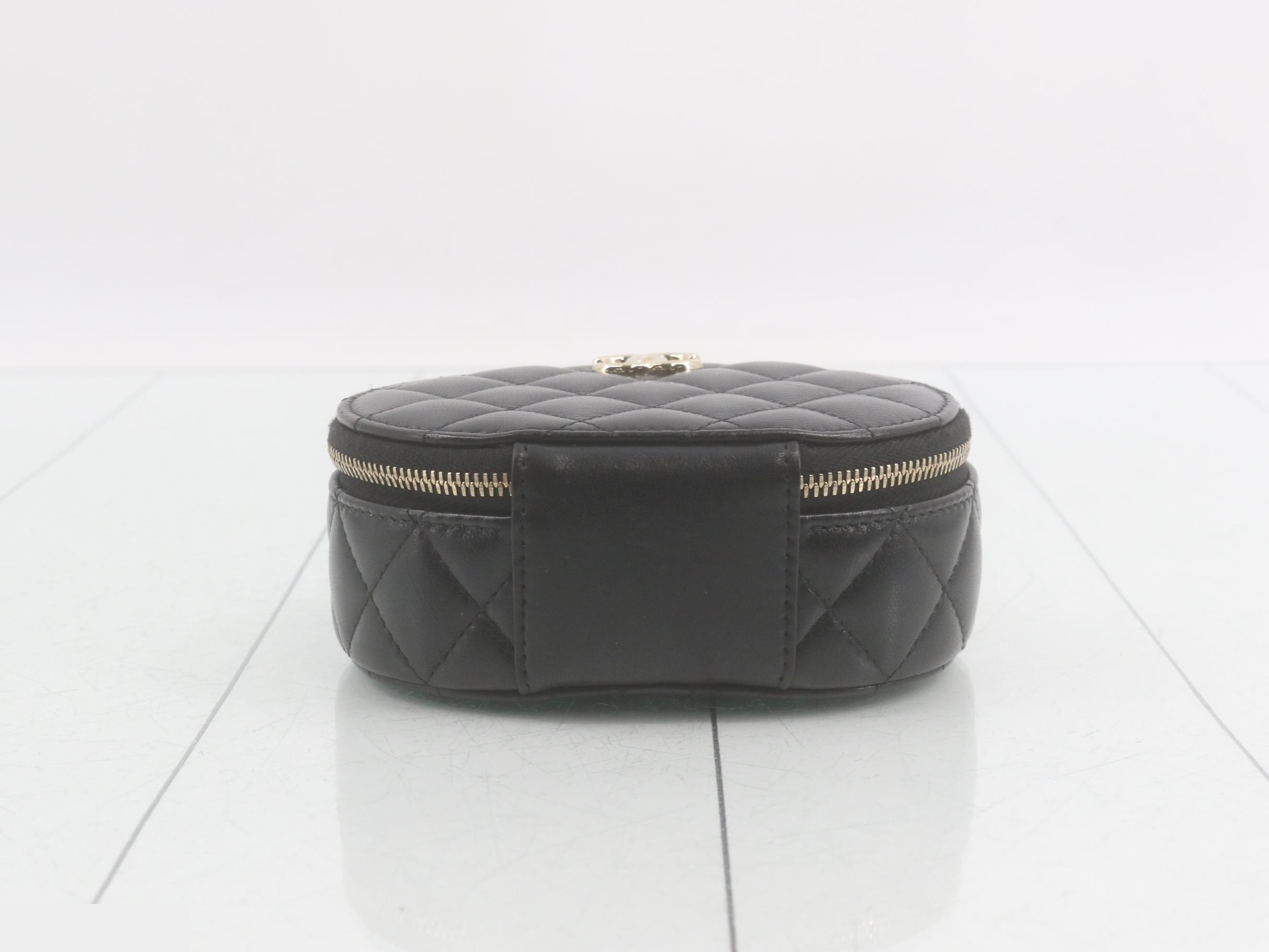 Matelassé Leather Coco Mark Handbag — view 3