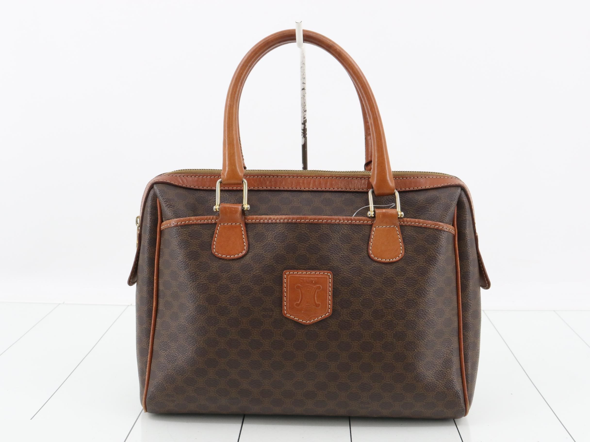 Macadam pattern mini Boston bag
