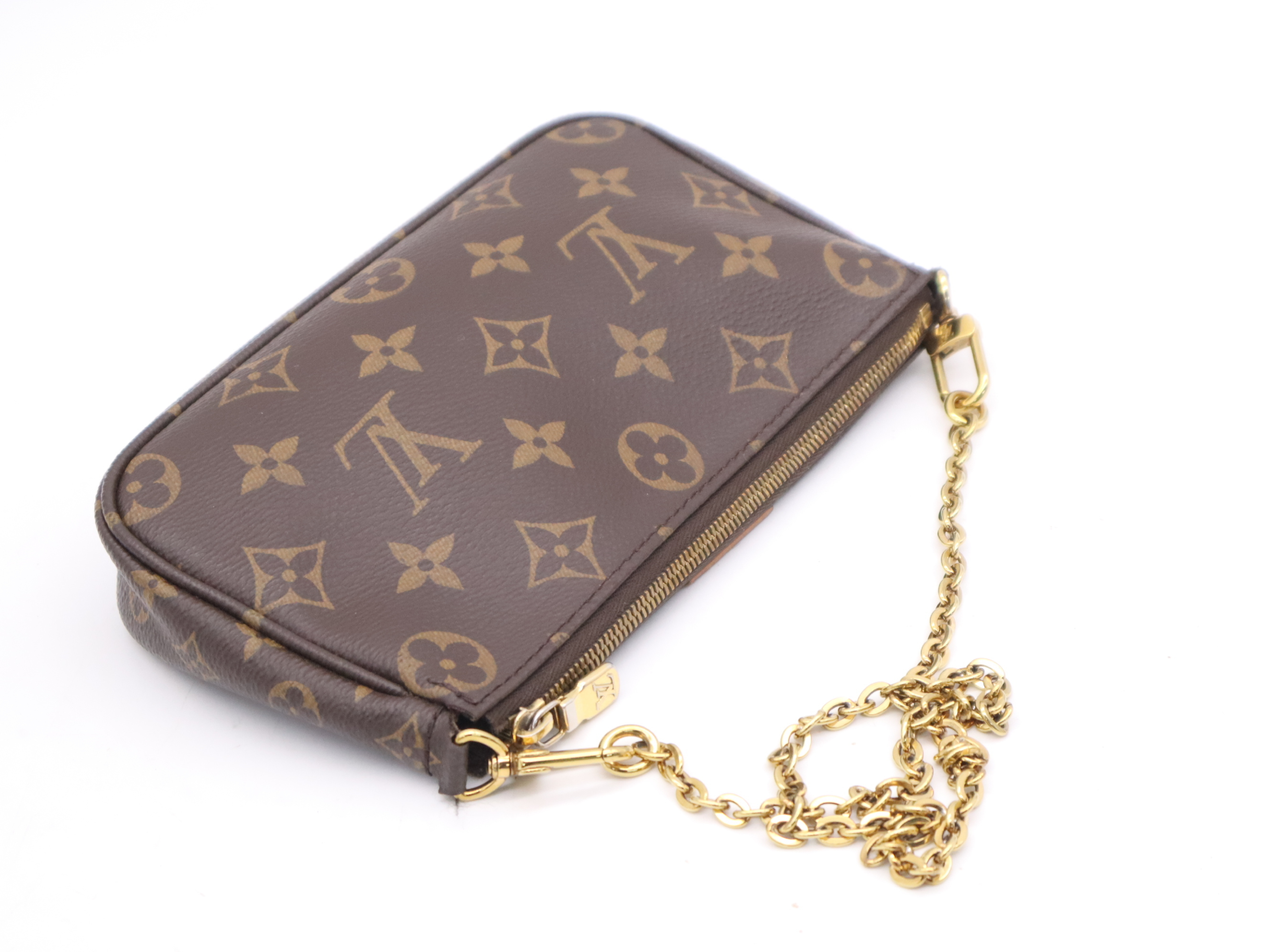 M44813 Monogram Multi Pochette Accessoires Khaki Shoulder Bag with 2 Shoulder Straps, 2 Pouches, and Dust Bag — view 14
