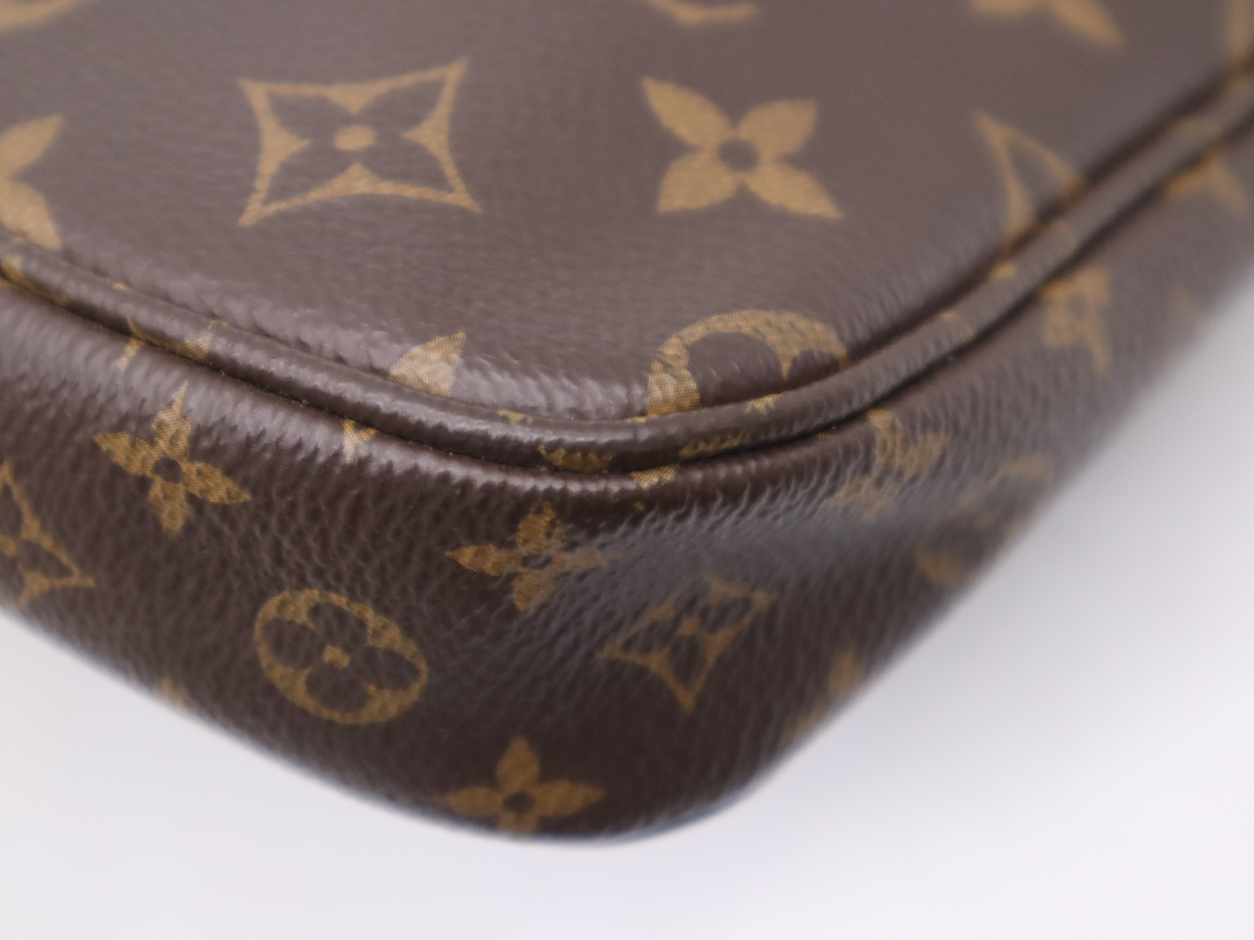 M44813 Monogram Multi Pochette Accessoires Khaki Shoulder Bag with 2 Shoulder Straps, 2 Pouches, and Dust Bag — view 8