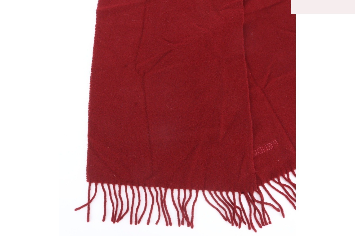 Logo embroidered scarf — view 3