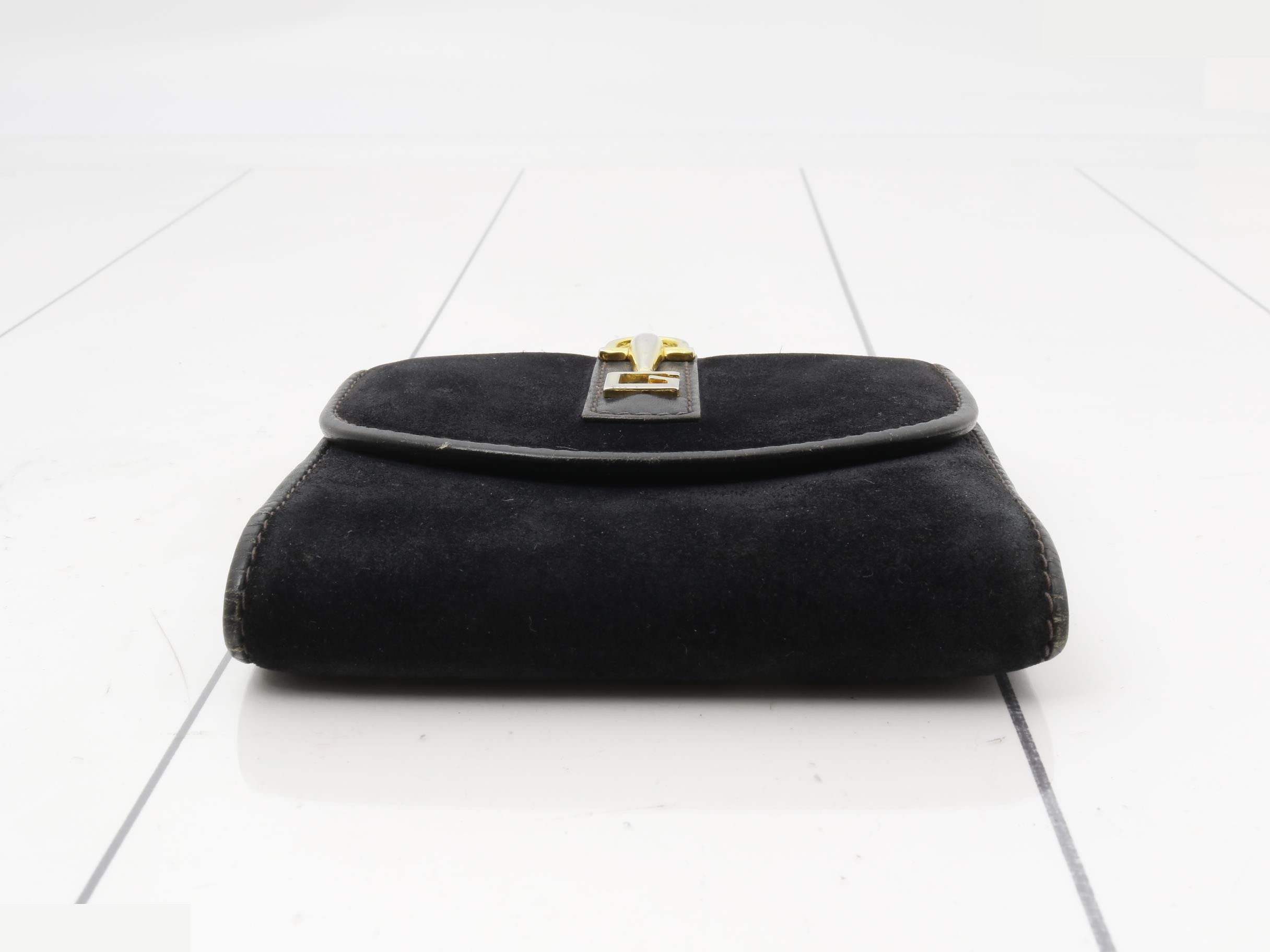 Old Gucci suede Jackie trifold wallet — view 3