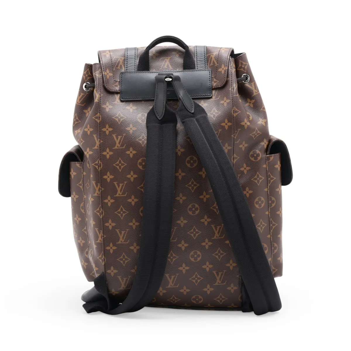 Monogram Macassar Christopher MM M43735 Brown x Black (RFID detected) — view 2