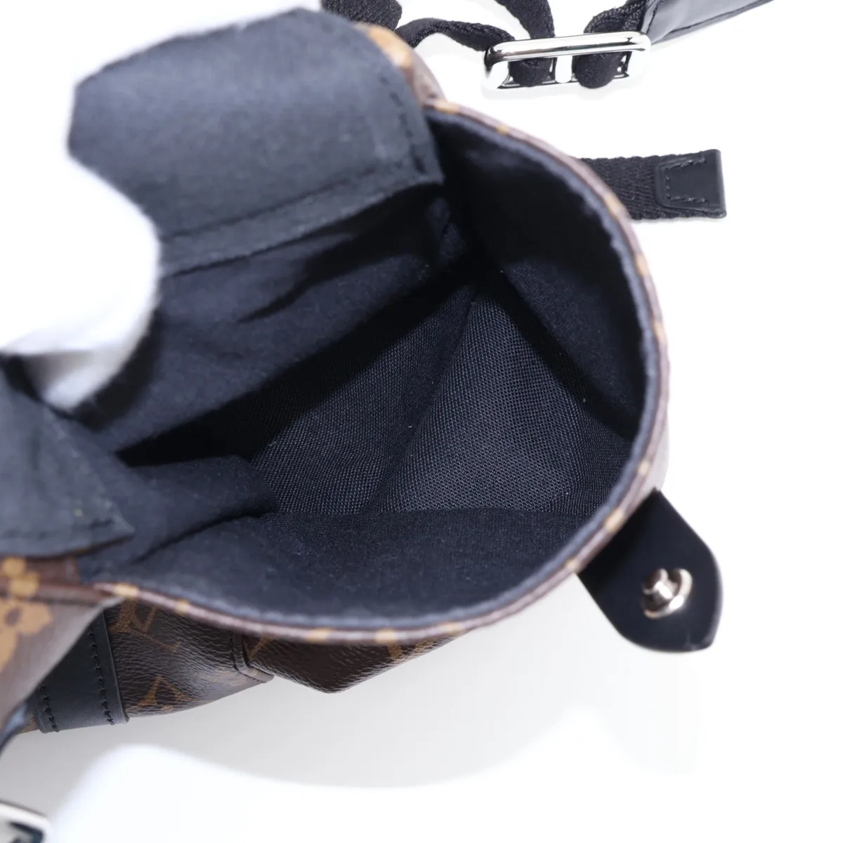 Monogram Macassar Christopher MM M43735 Brown x Black (RFID detected) — view 13