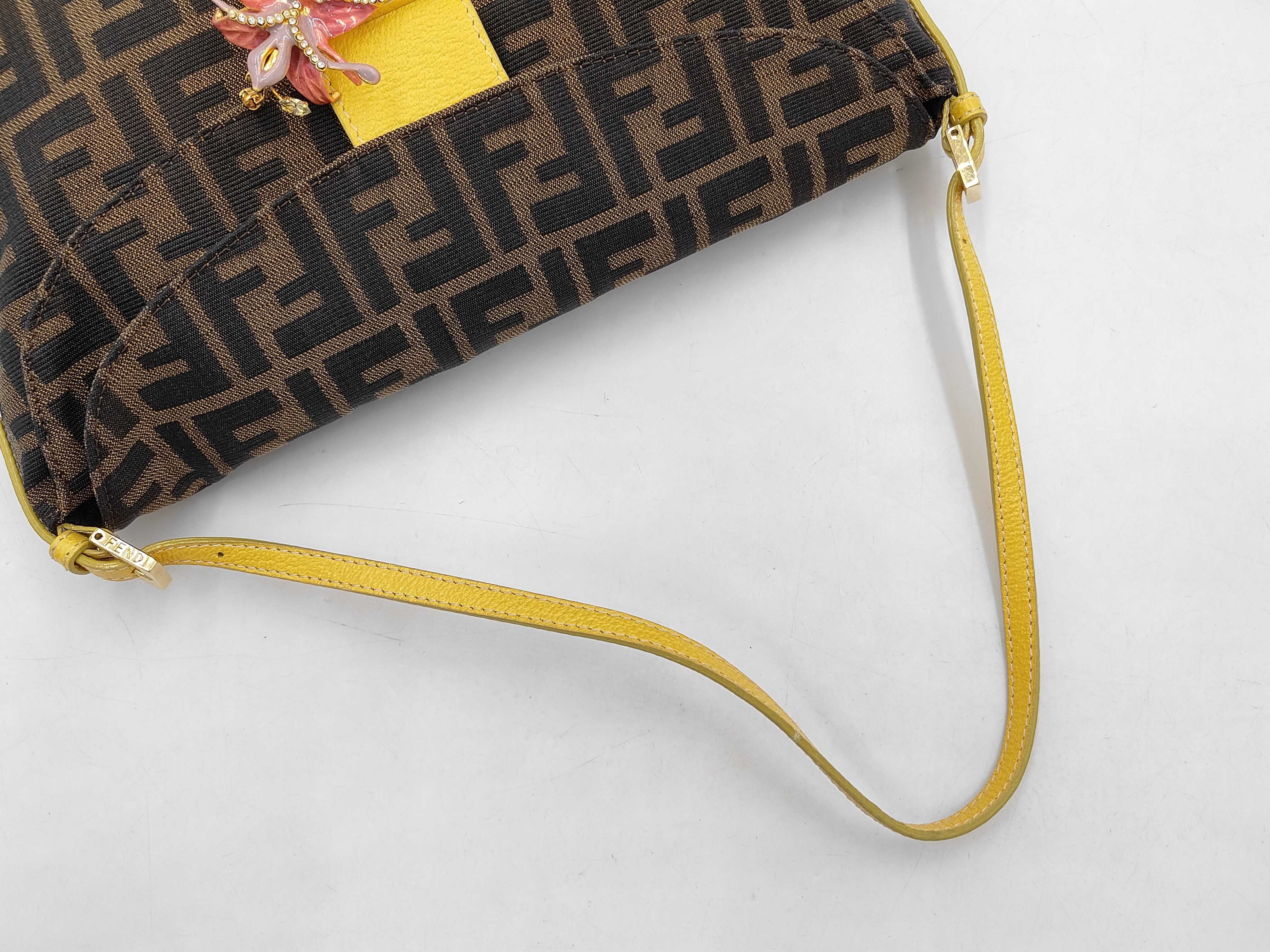 Crystal Flower Baguette Shoulder Bag — view 3