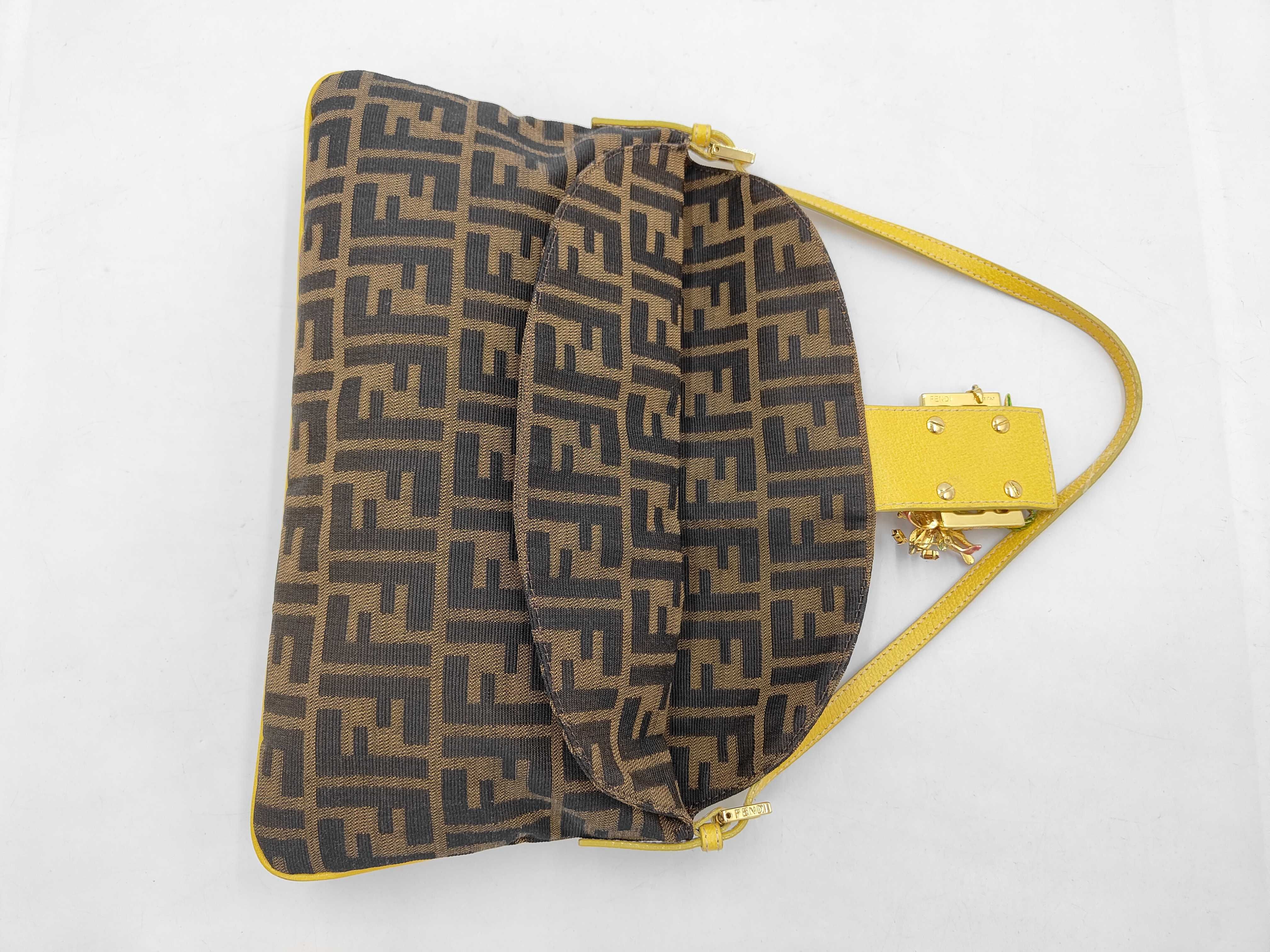 Crystal Flower Baguette Shoulder Bag — view 8