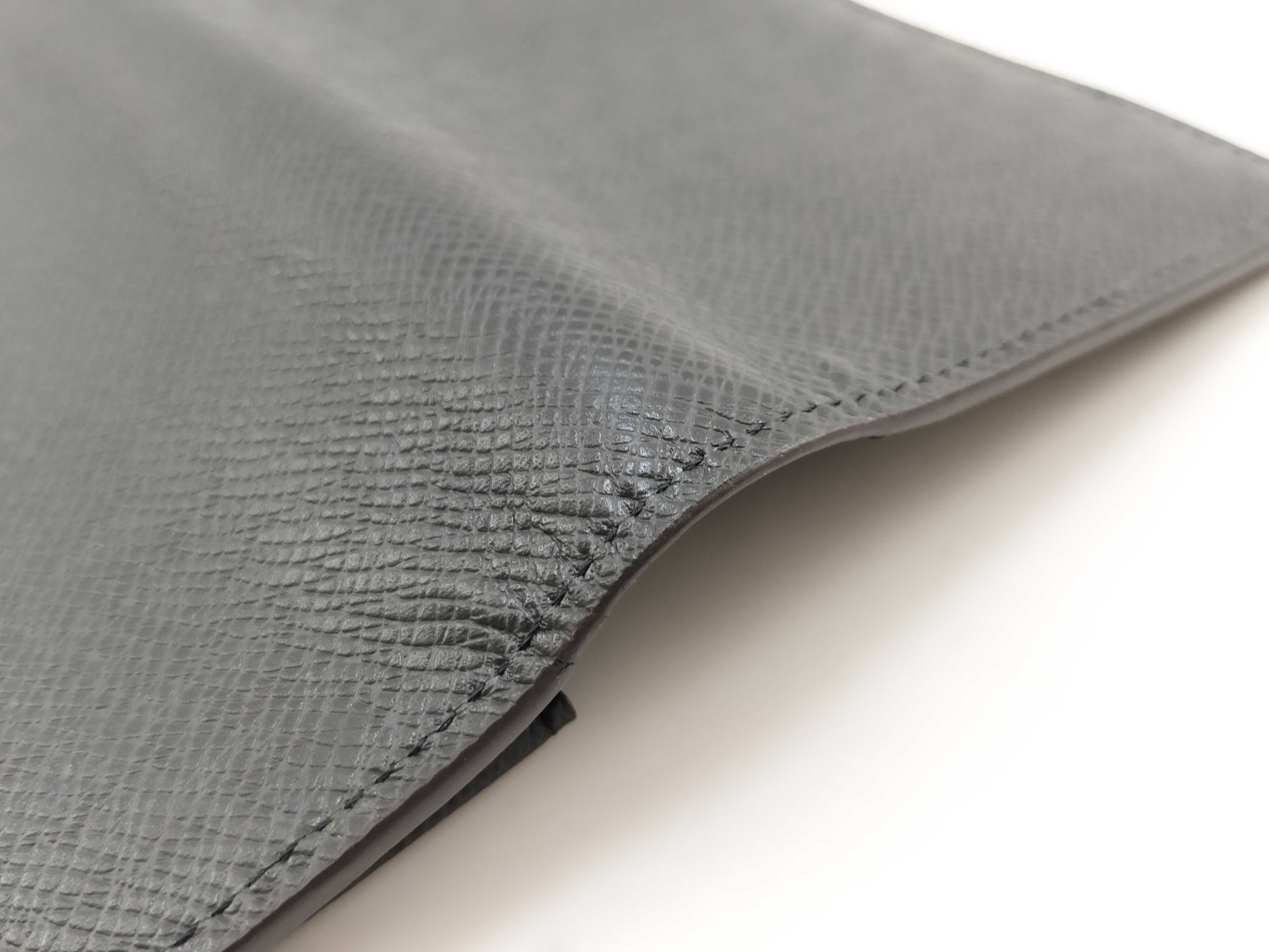 Taiga Leather Wallet, Taiga Brazza Stripe, Black, M64012 — view 15