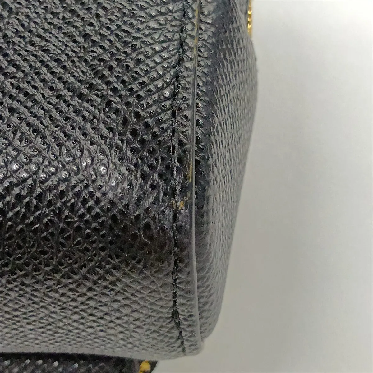 Calo Double Pouch Leather Shoulder Bag Black — view 10