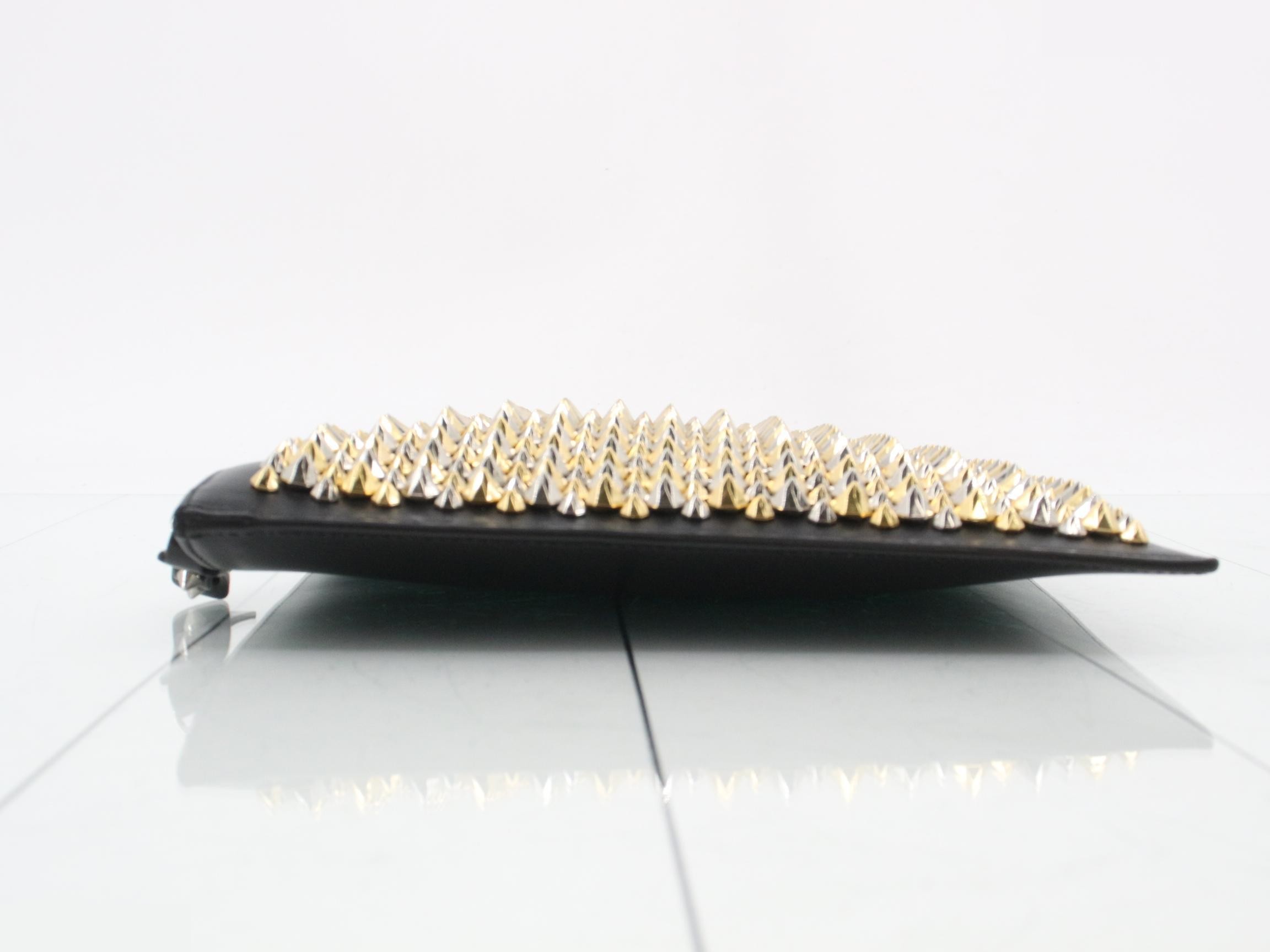 Studded clutch bag — view 4