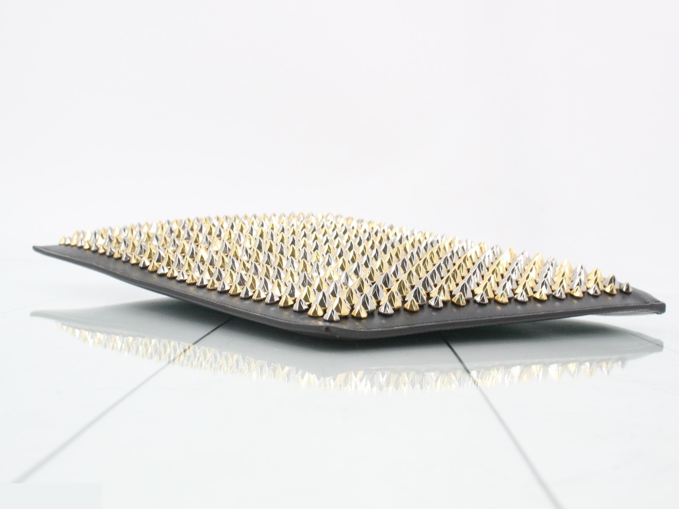 Studded clutch bag — view 6