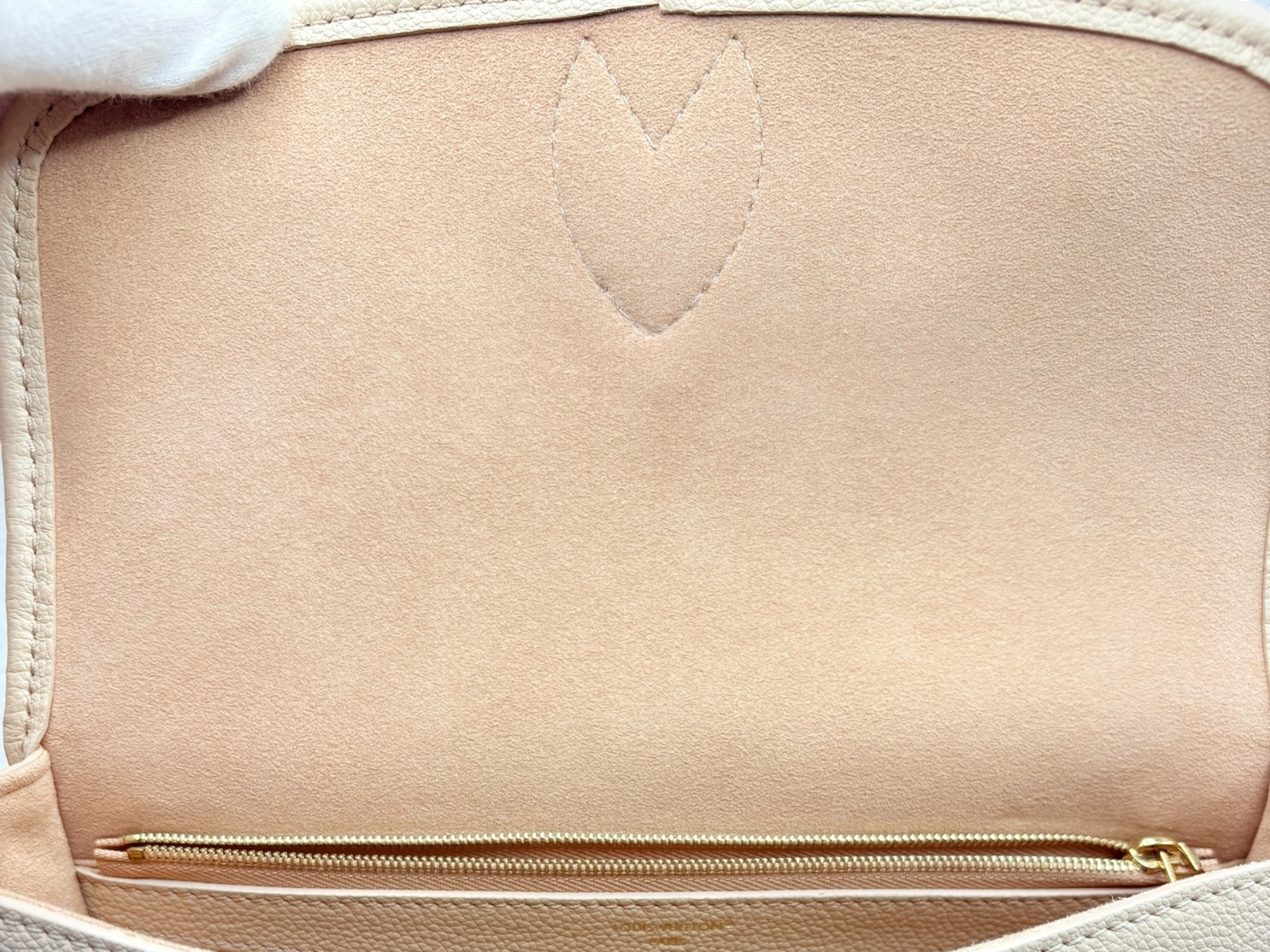 Monogram Empreinte Diane M46388 Beige Shoulder Bag (RFID detected) — view 7