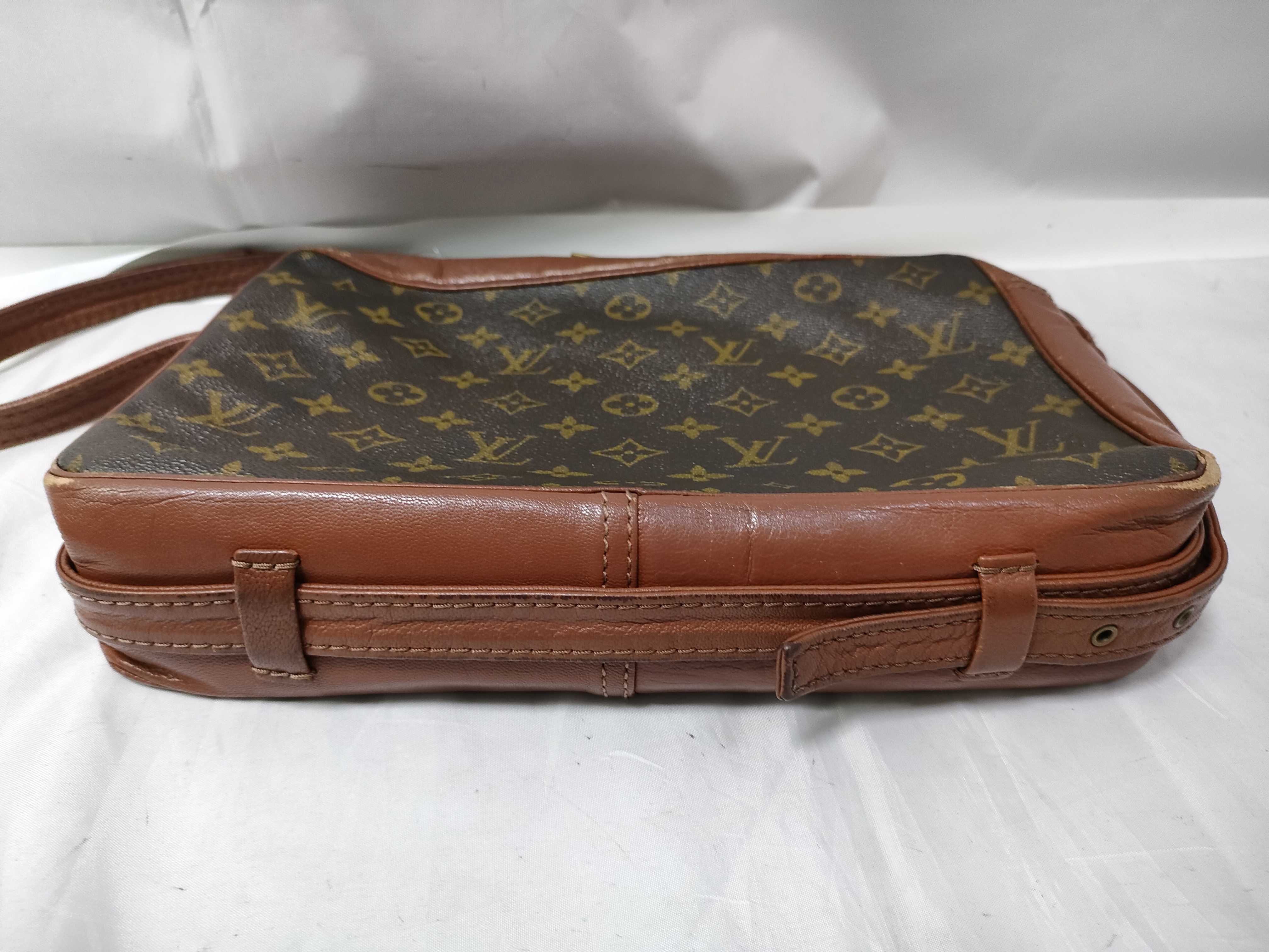 Monogram Pigskin Shoulder Bag — view 7