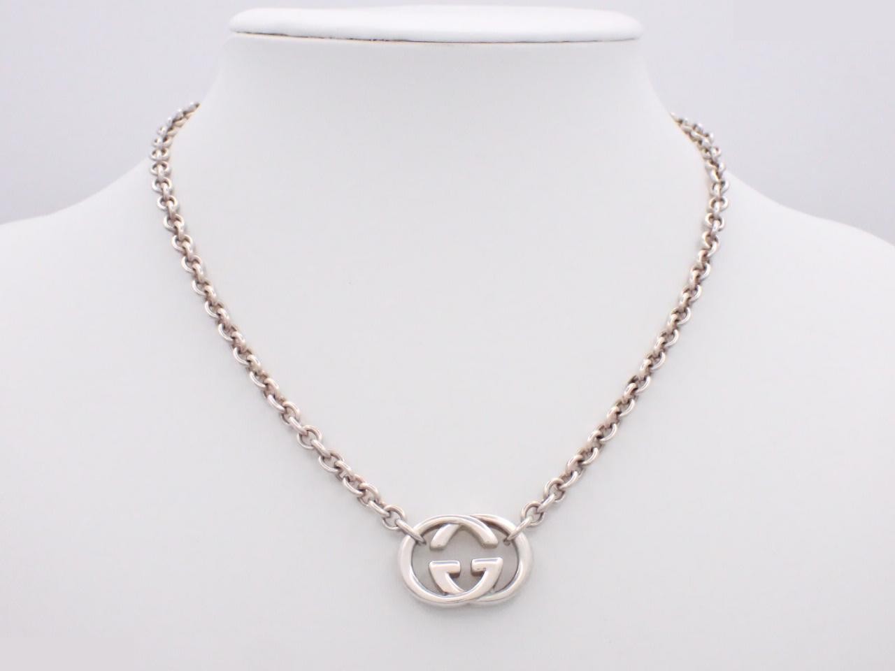 Interlocking Necklace, 925 sterling silver, 28.4g, chain approximately 40cm — view 3