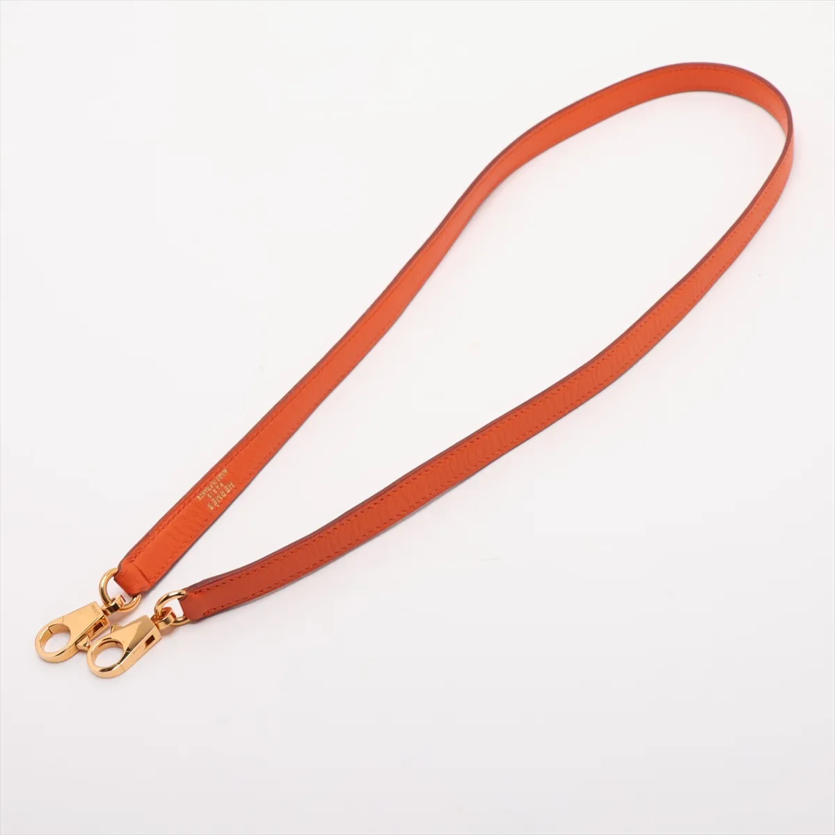 [Individually packaged] Hermes Kelly 32 Retournée Taurillon Clemence Orange Gold Hardware B: 1998 — view 7