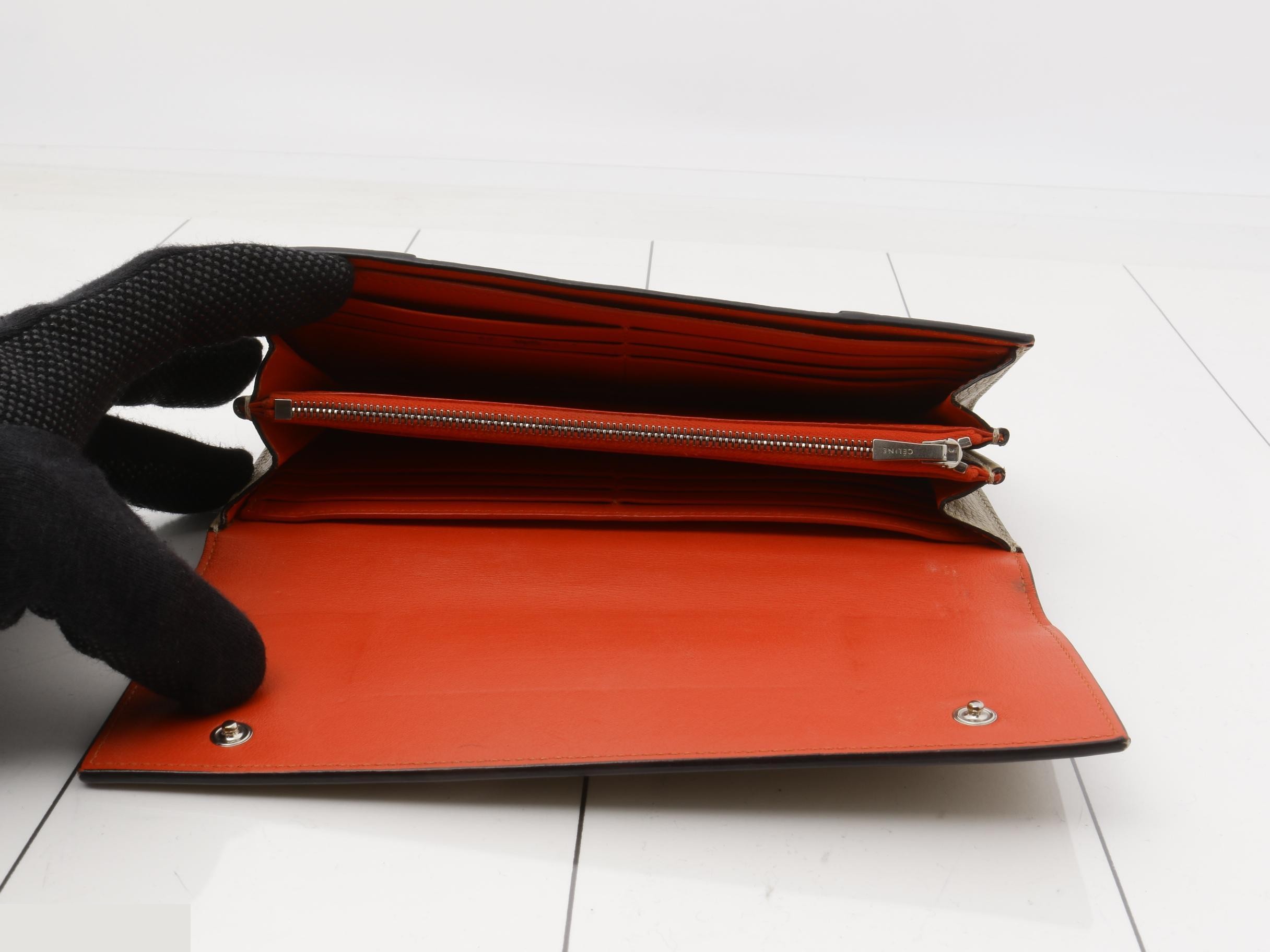 Large flap long wallet — view 4