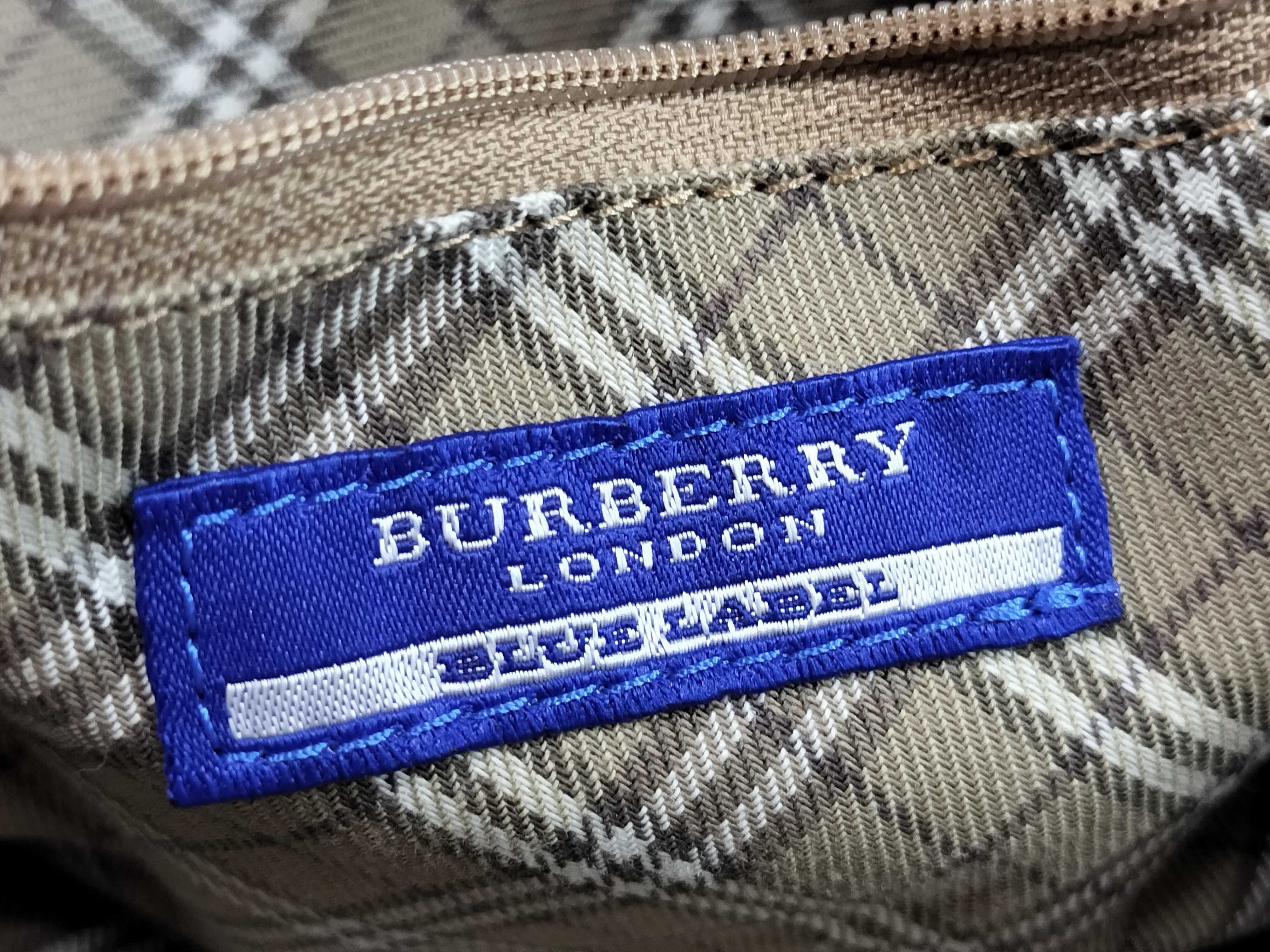 Blue Label Burberry Purple Leather Shoulder Bag — view 11