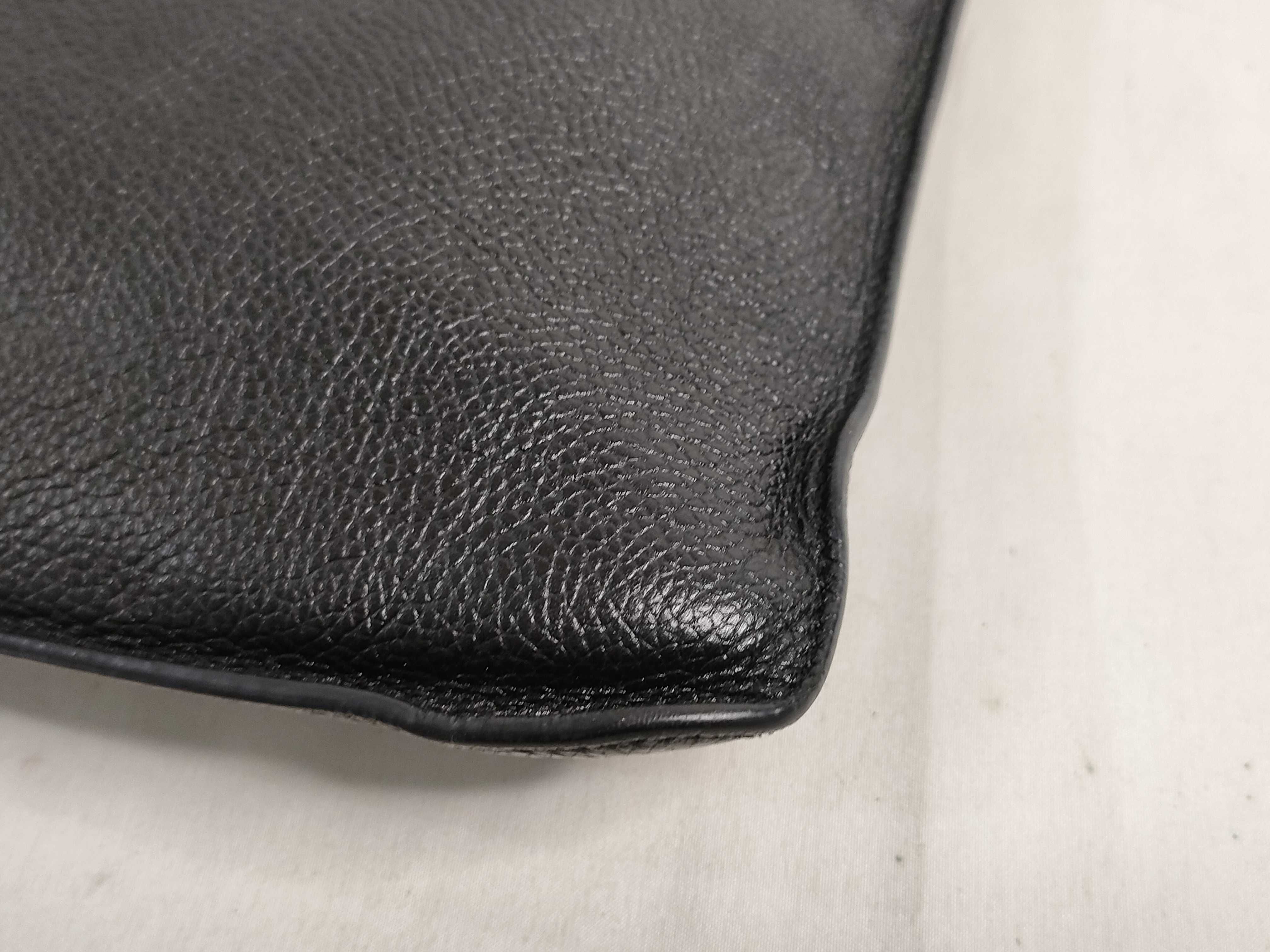 Ville Calfskin Leather Clutch Bag — view 6