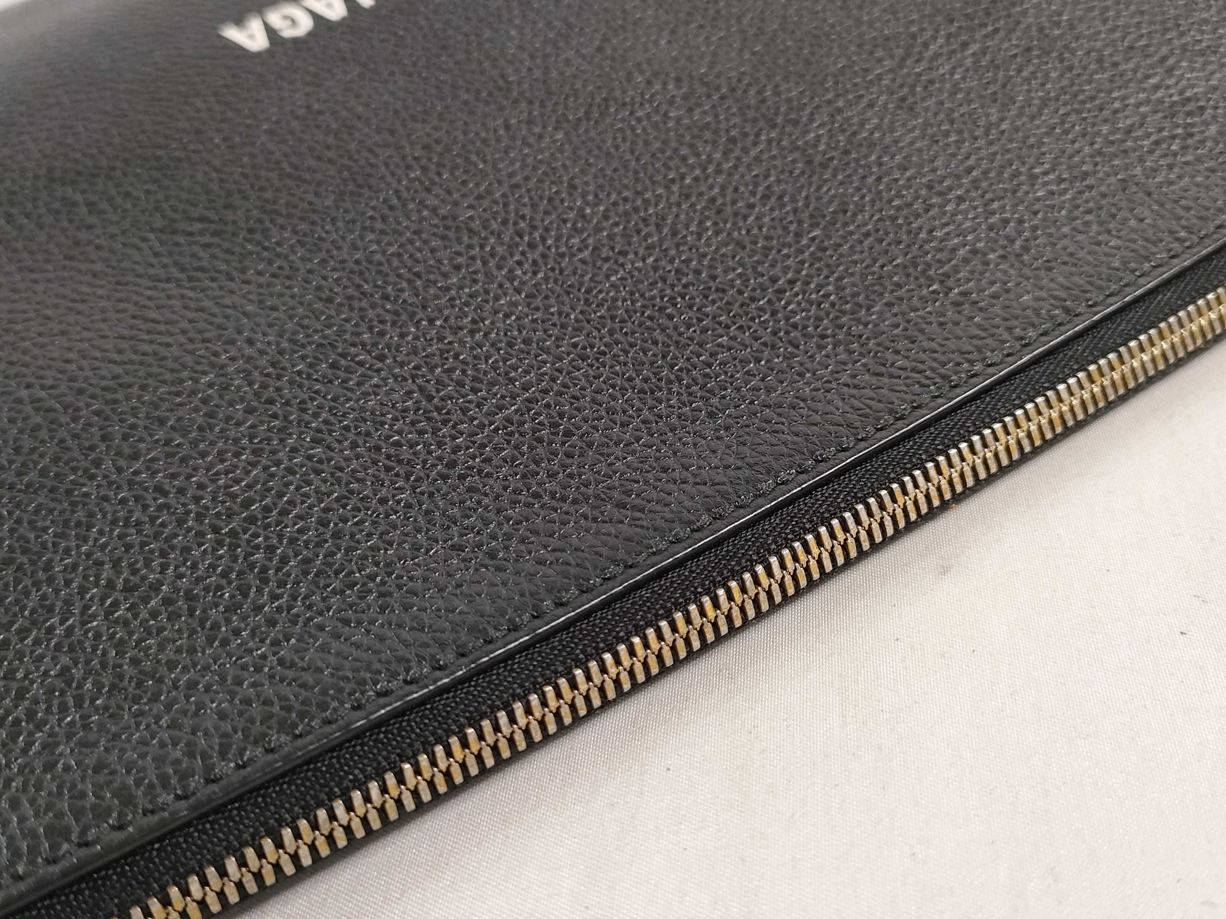 Ville Calfskin Leather Clutch Bag — view 8