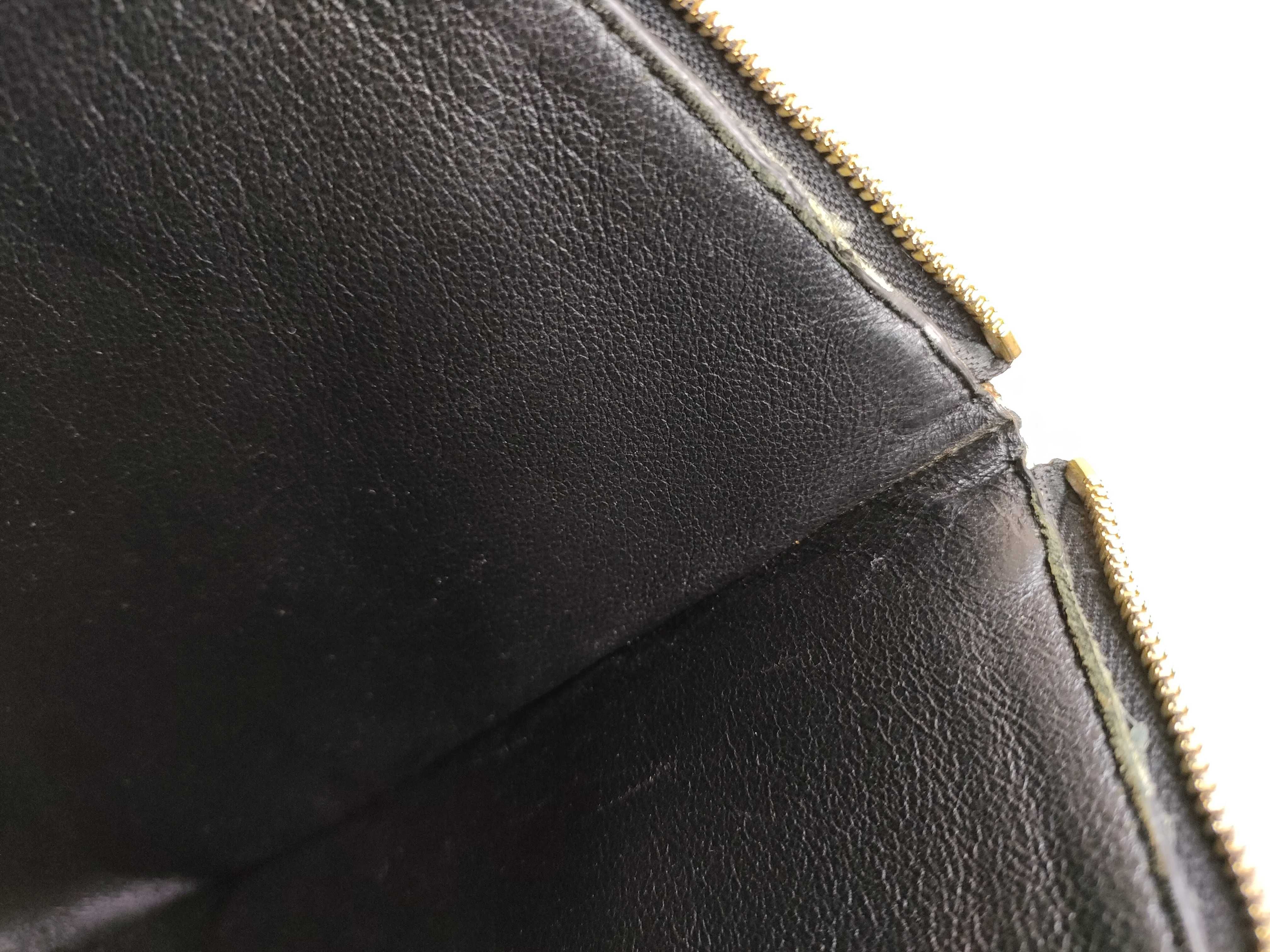 Ville Calfskin Leather Clutch Bag — view 9