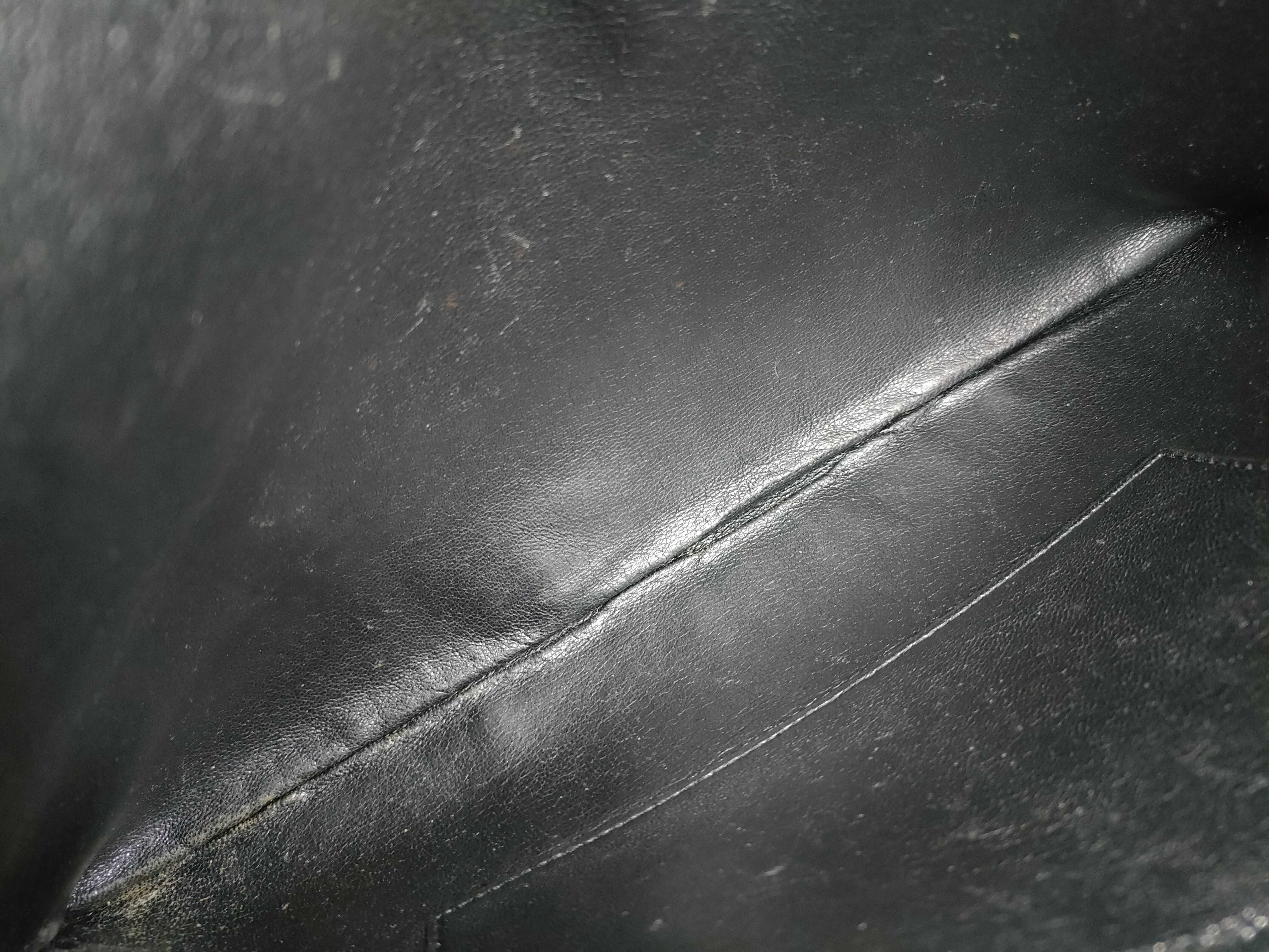 Ville Calfskin Leather Clutch Bag — view 10
