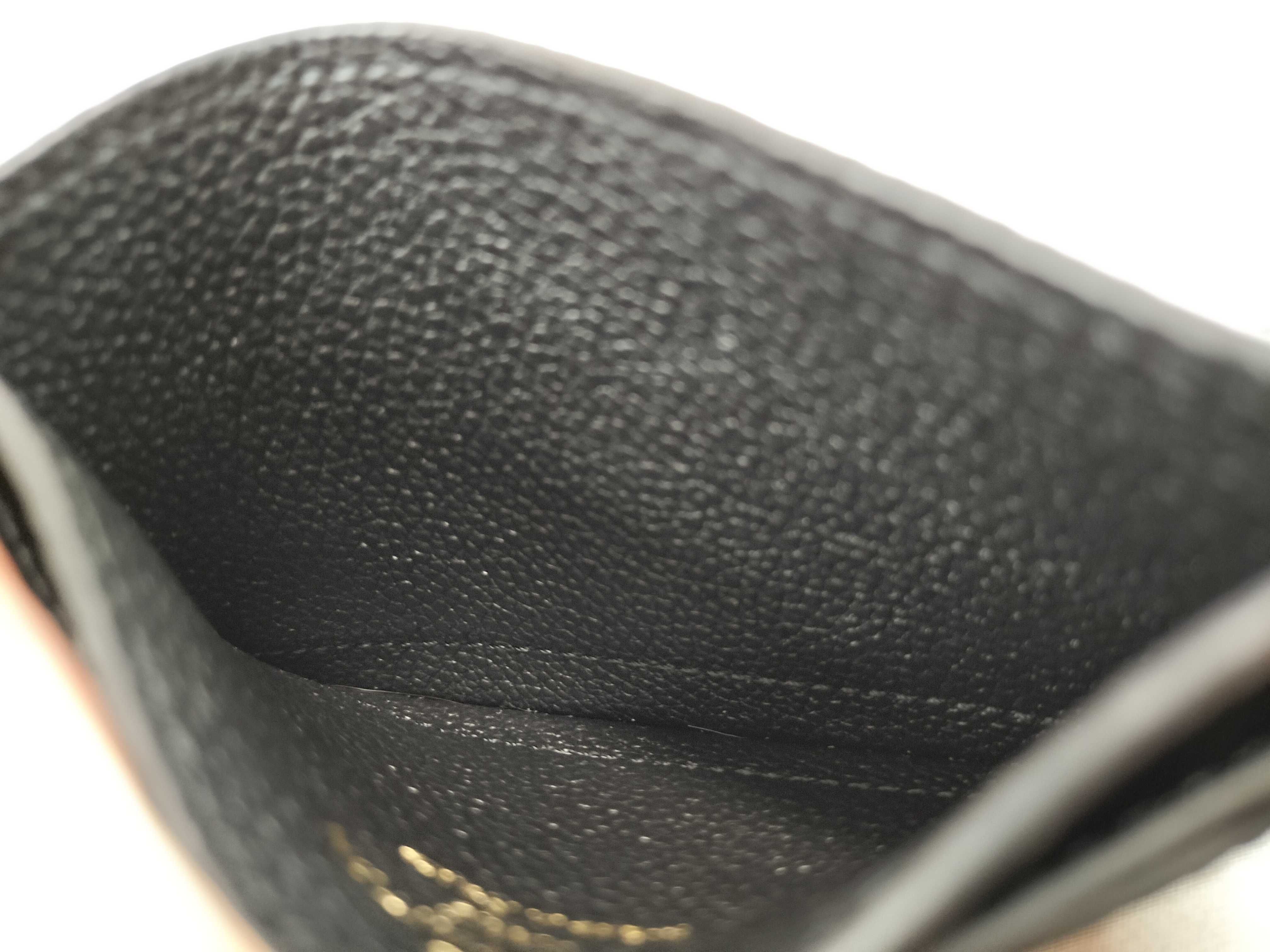 Monogram Portecarte LV Charm Card Case, Black (Card Case/Pass Case/Business Card Holder) — view 8