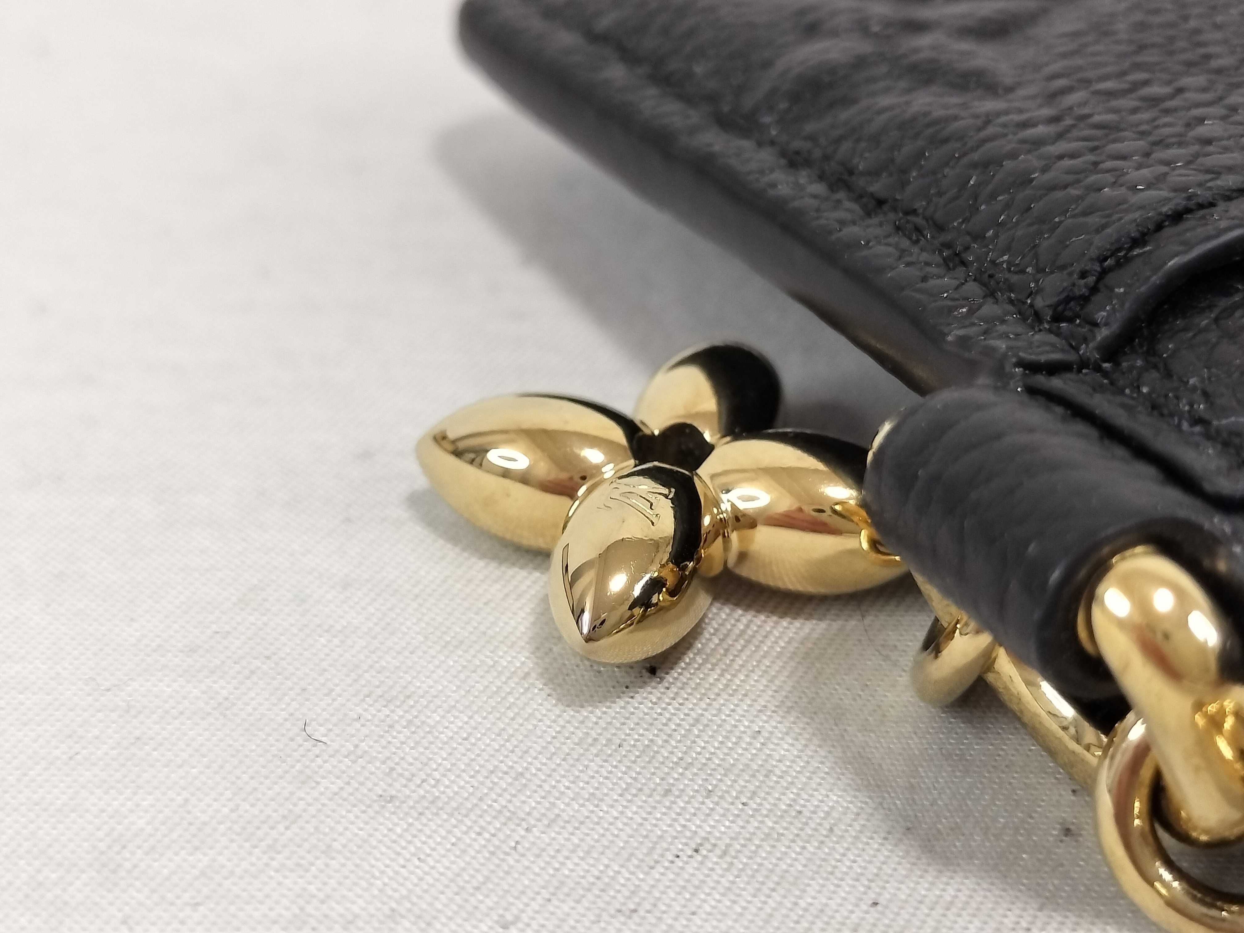 Monogram Portecarte LV Charm Card Case, Black (Card Case/Pass Case/Business Card Holder) — view 10