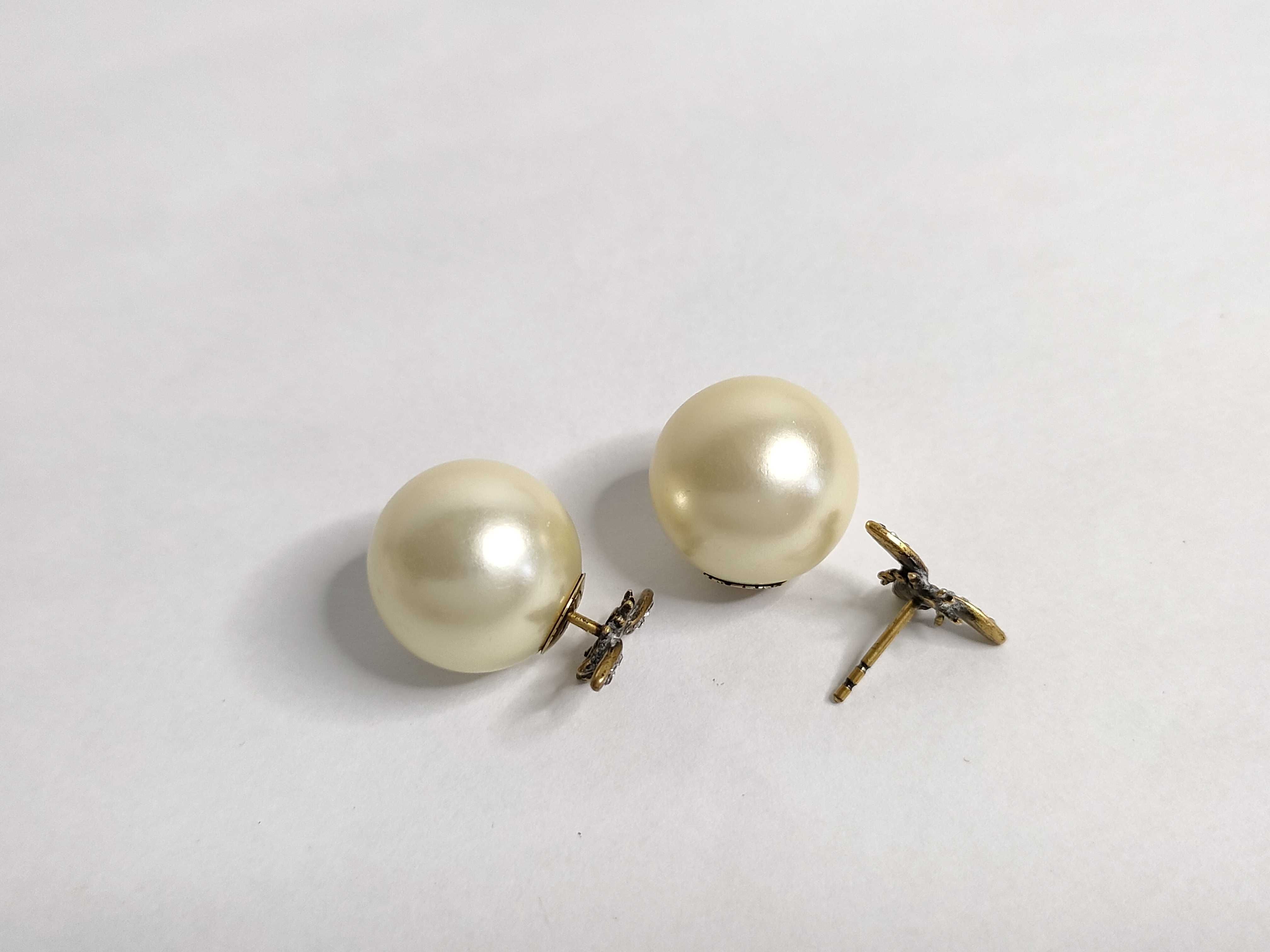 Bee Pearl Earrings — view 3