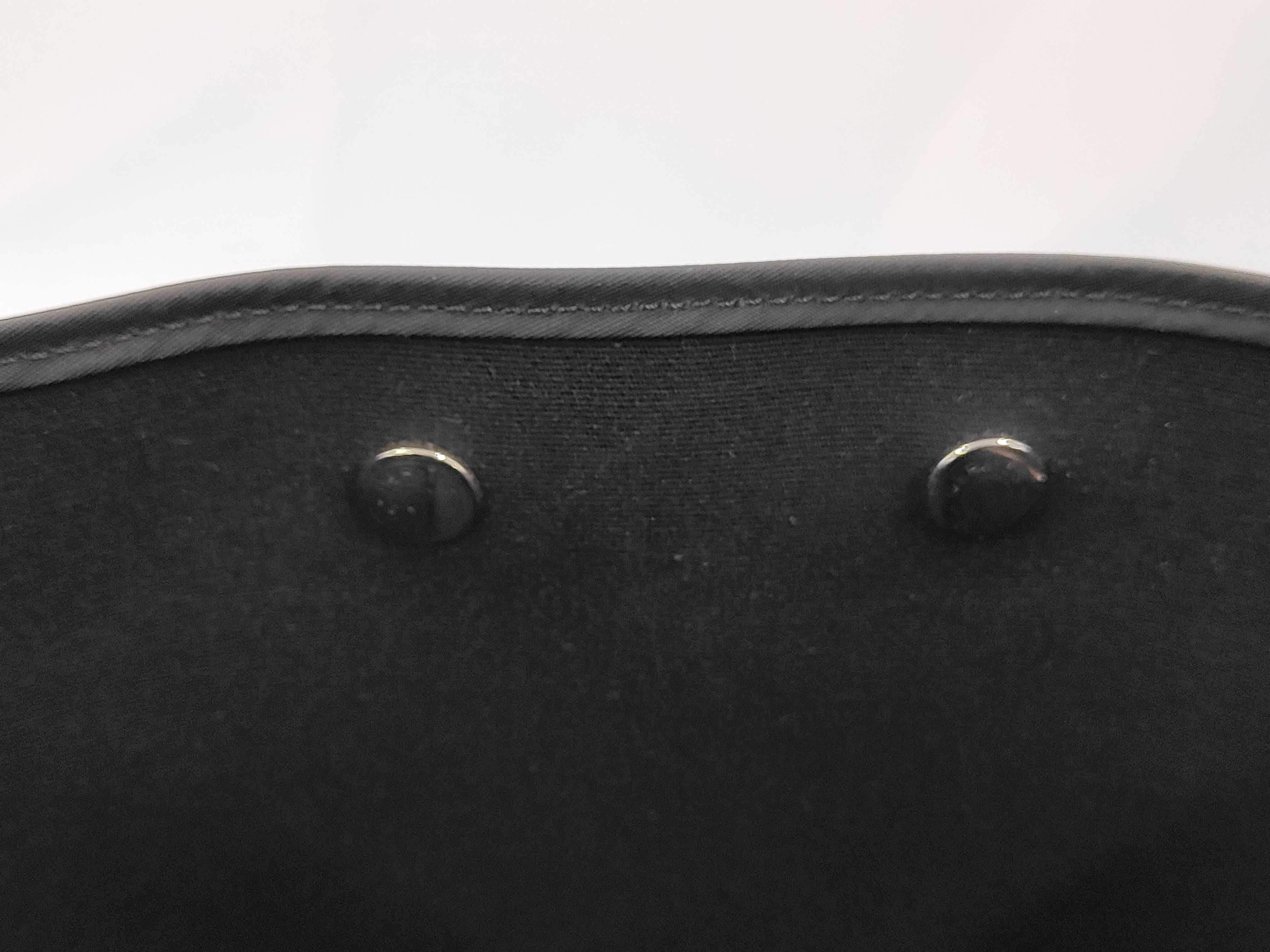 Cabas Elan 39 PM Toile Officier x Vache Hunter Black Silver Hardware Tote Bag — view 8