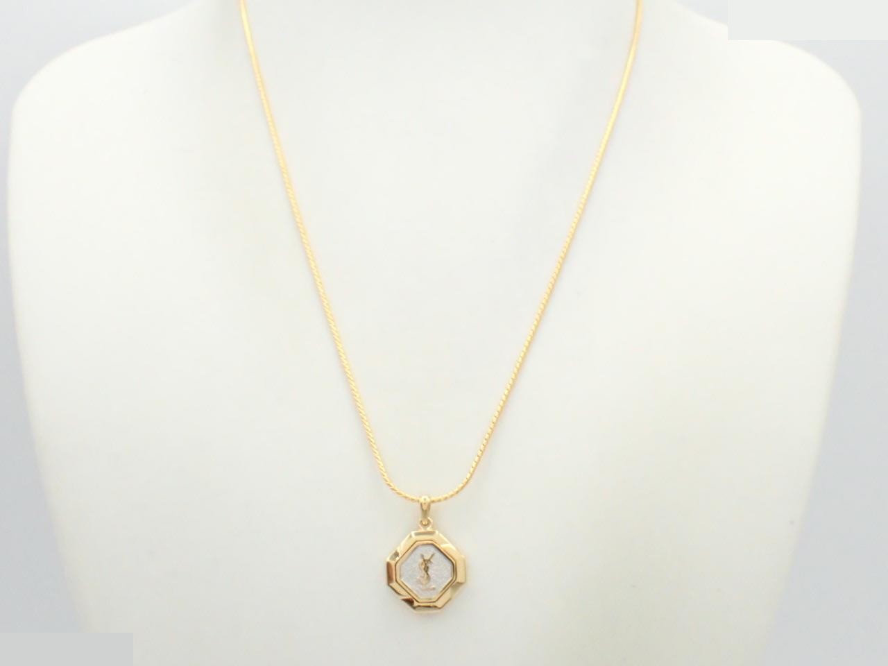 Octagon necklace, chain approximately 44cm — view 3