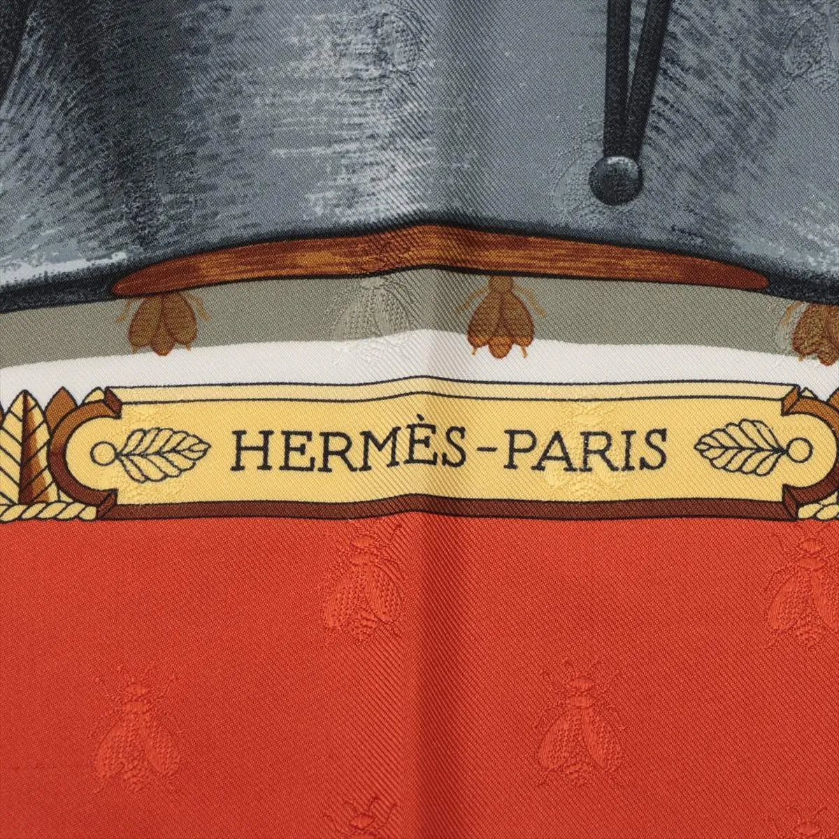 Carre 90 NAPOLEON Scarf Silk Orange — view 6