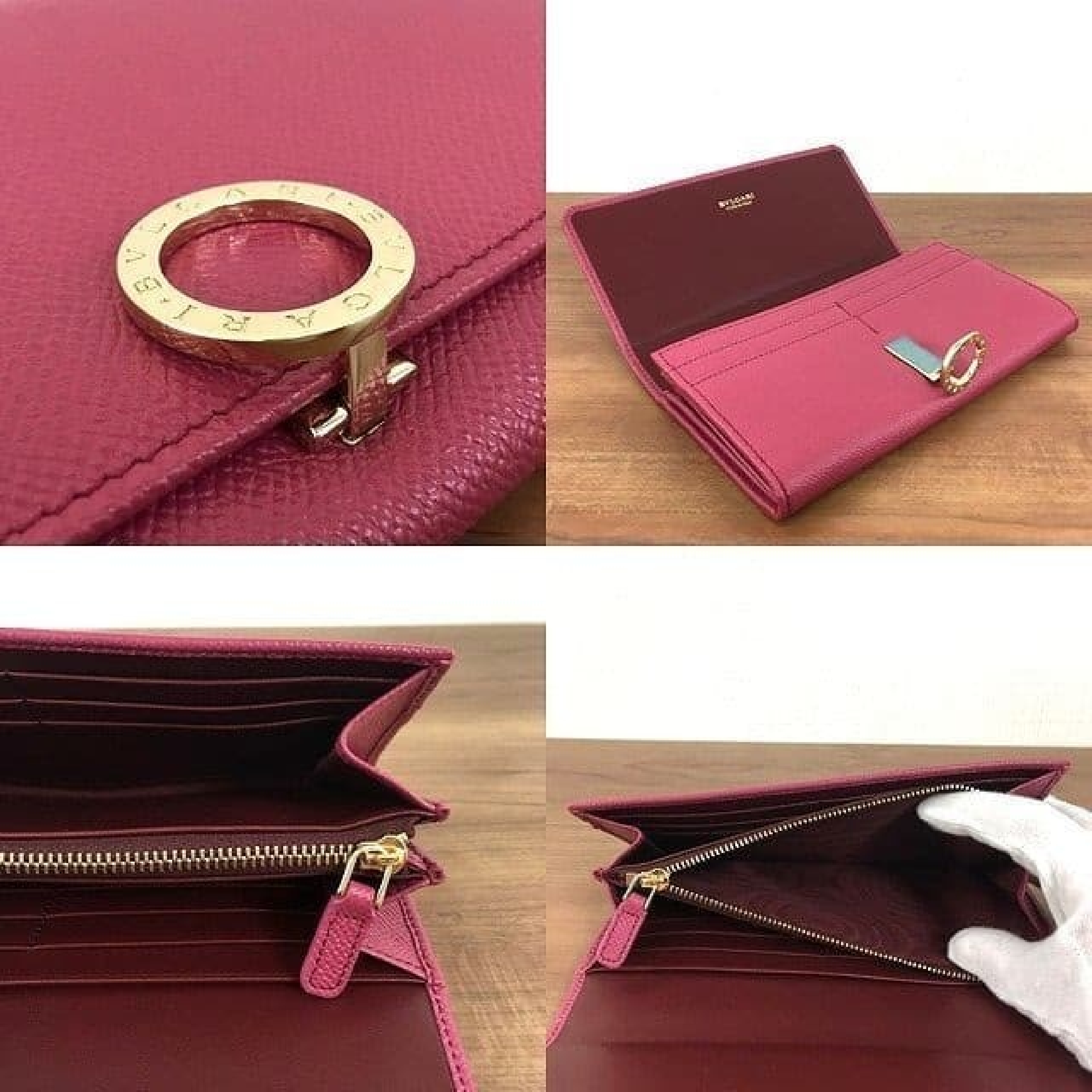 Long Wallet, Magenta, 286305, with Box — view 4