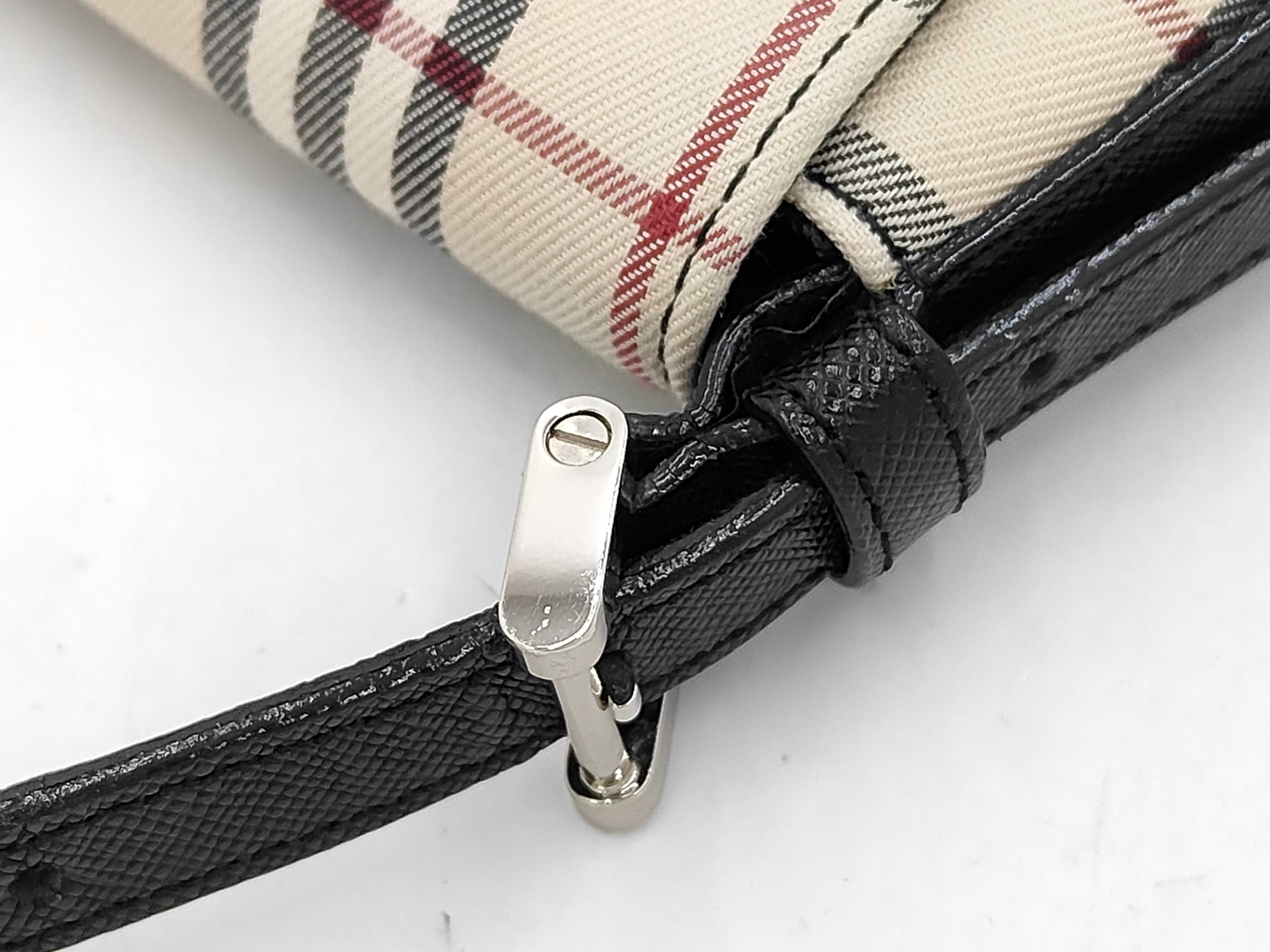Nova Check Leather Shoulder Bag — view 5