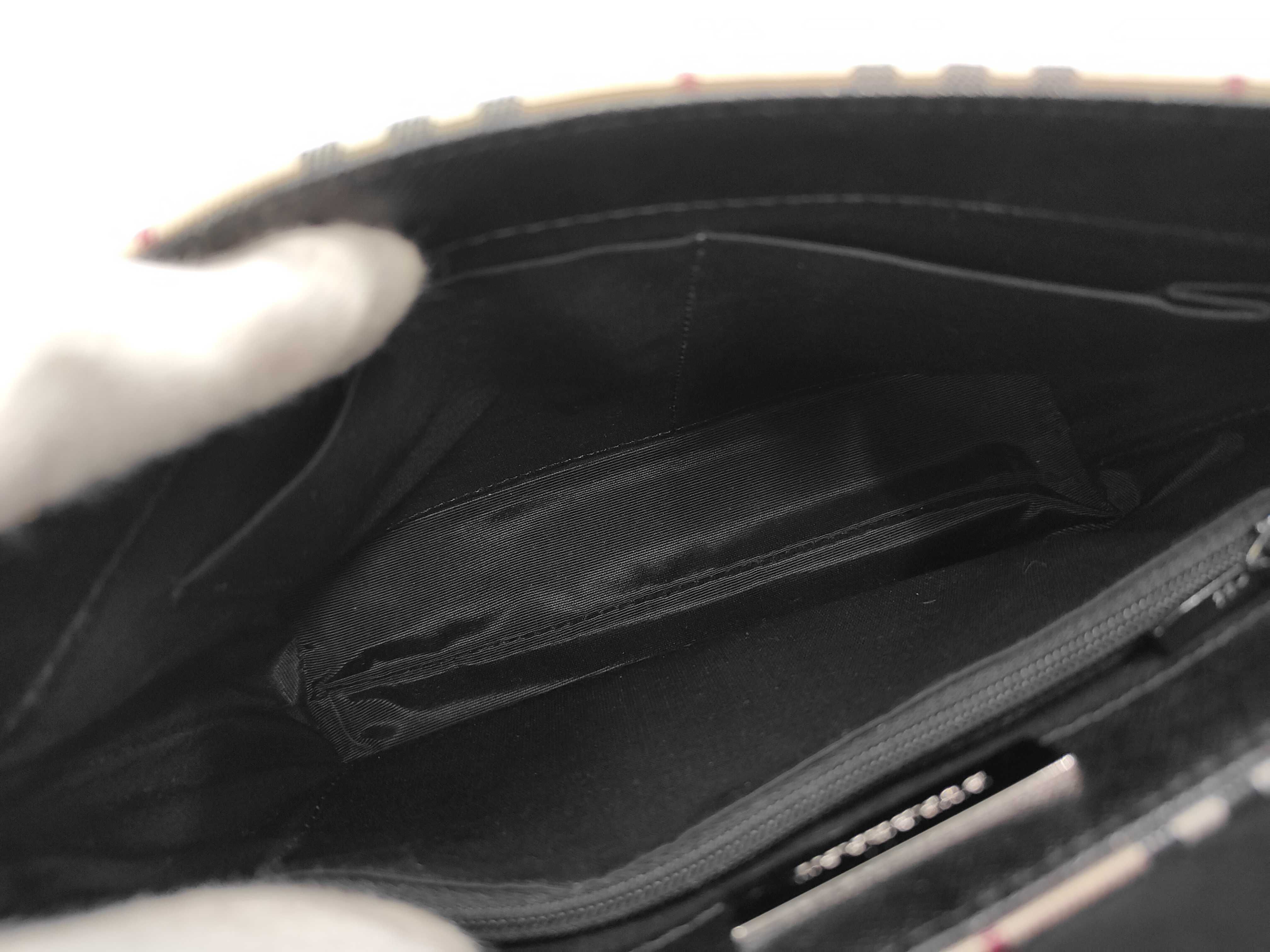 Nova Check Leather Shoulder Bag — view 8