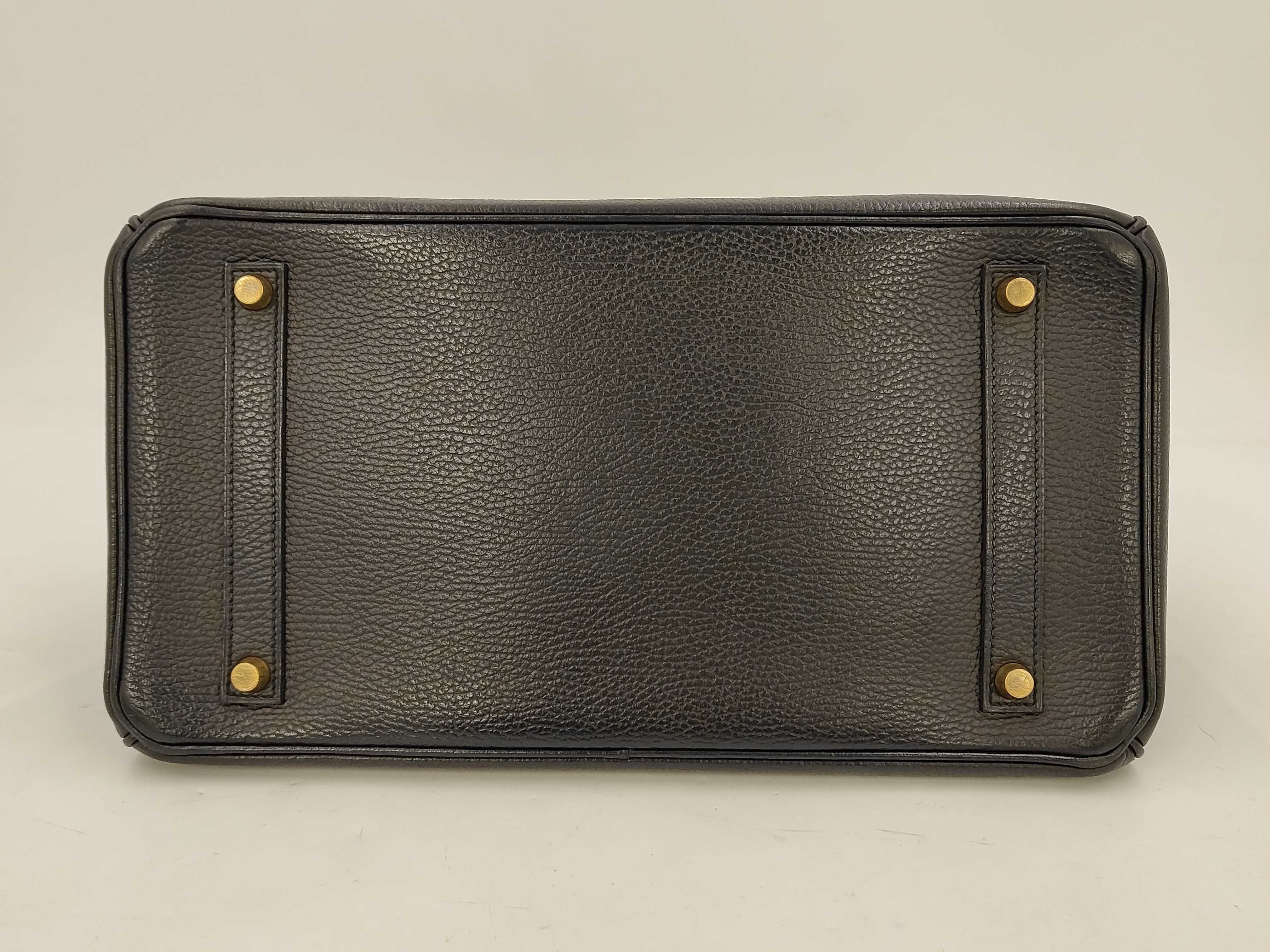 Birkin 35 Black Ardennes Tote Bag — view 6