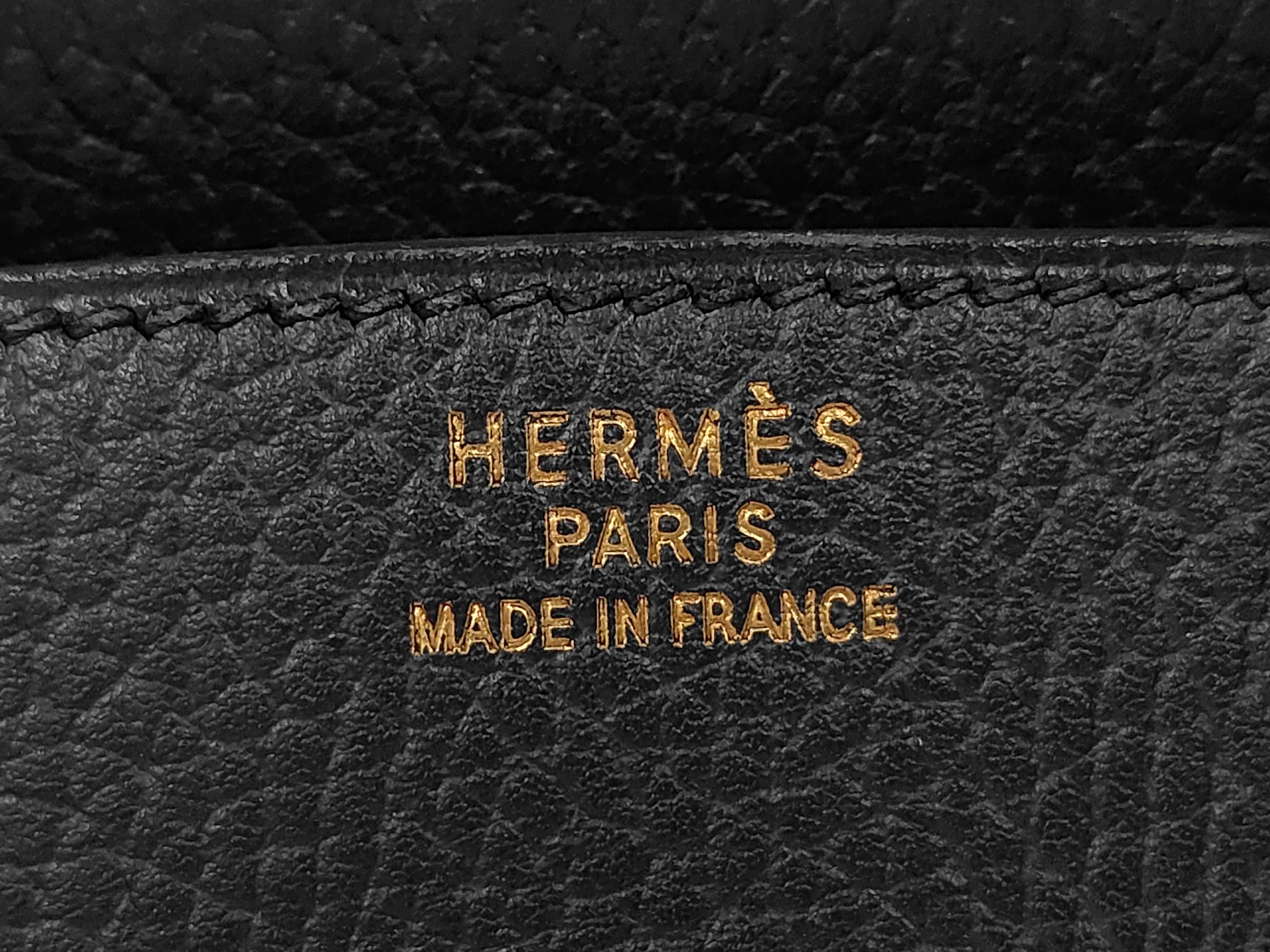 Birkin 35 Black Ardennes Tote Bag — view 9