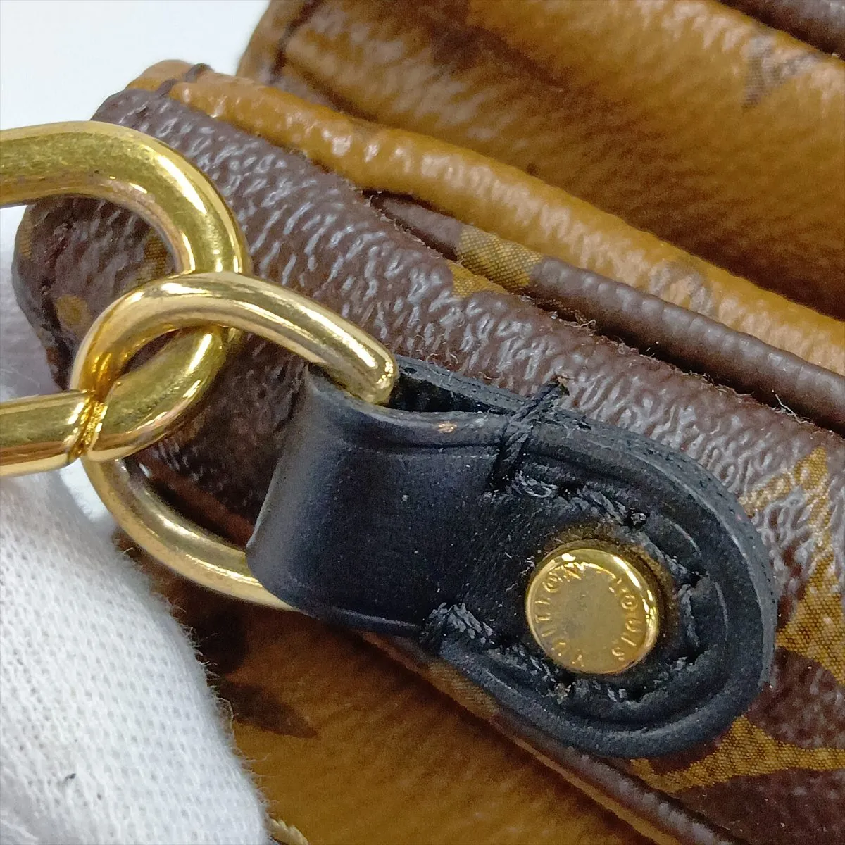 Monogram Reverse Pochette Métis MM M44876 SD5118 Brown (RFID detected) — view 15