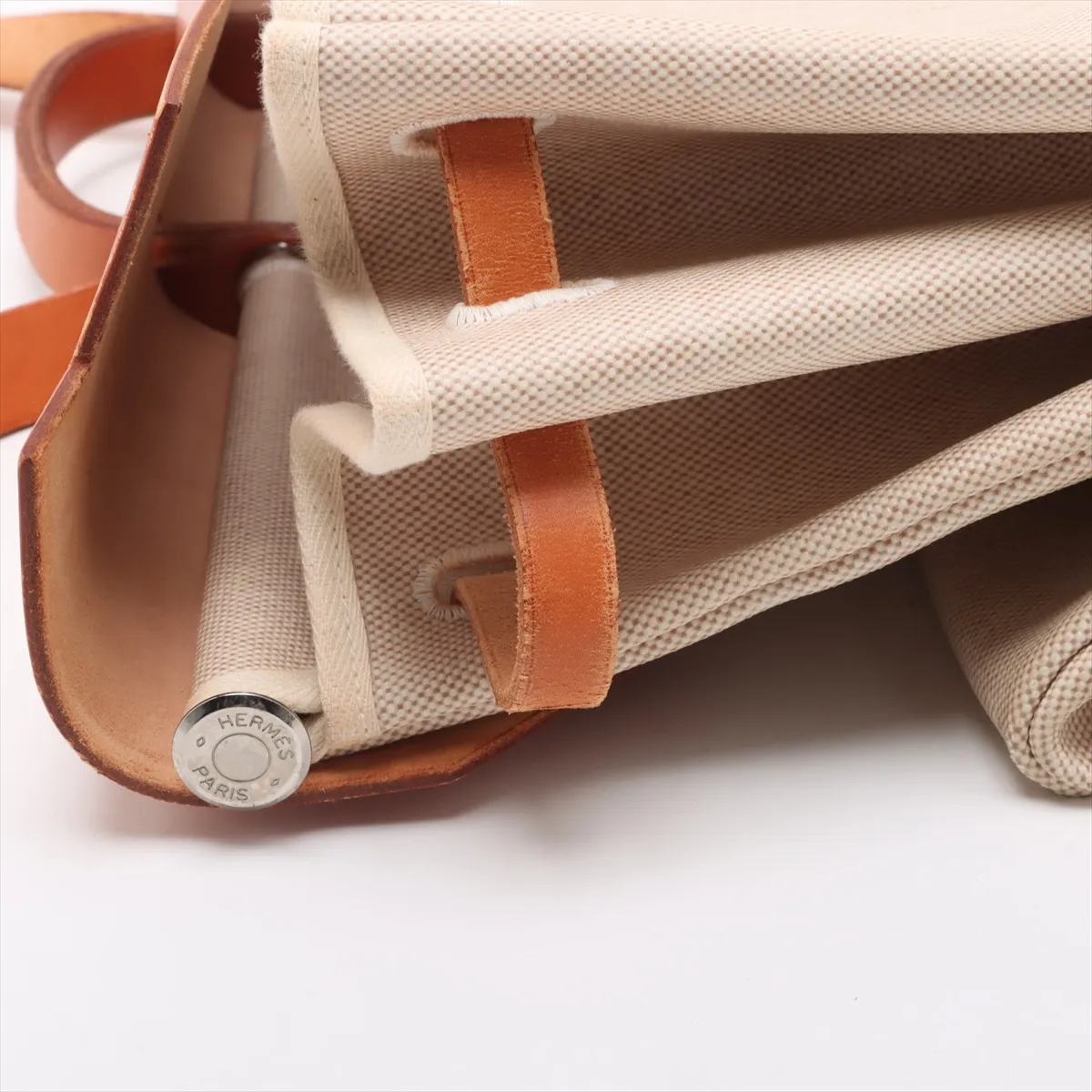 Ale Bag Zip GM Toile Ash x Vash Hunter Beige x Brown Silver hardware B:1998 — view 15