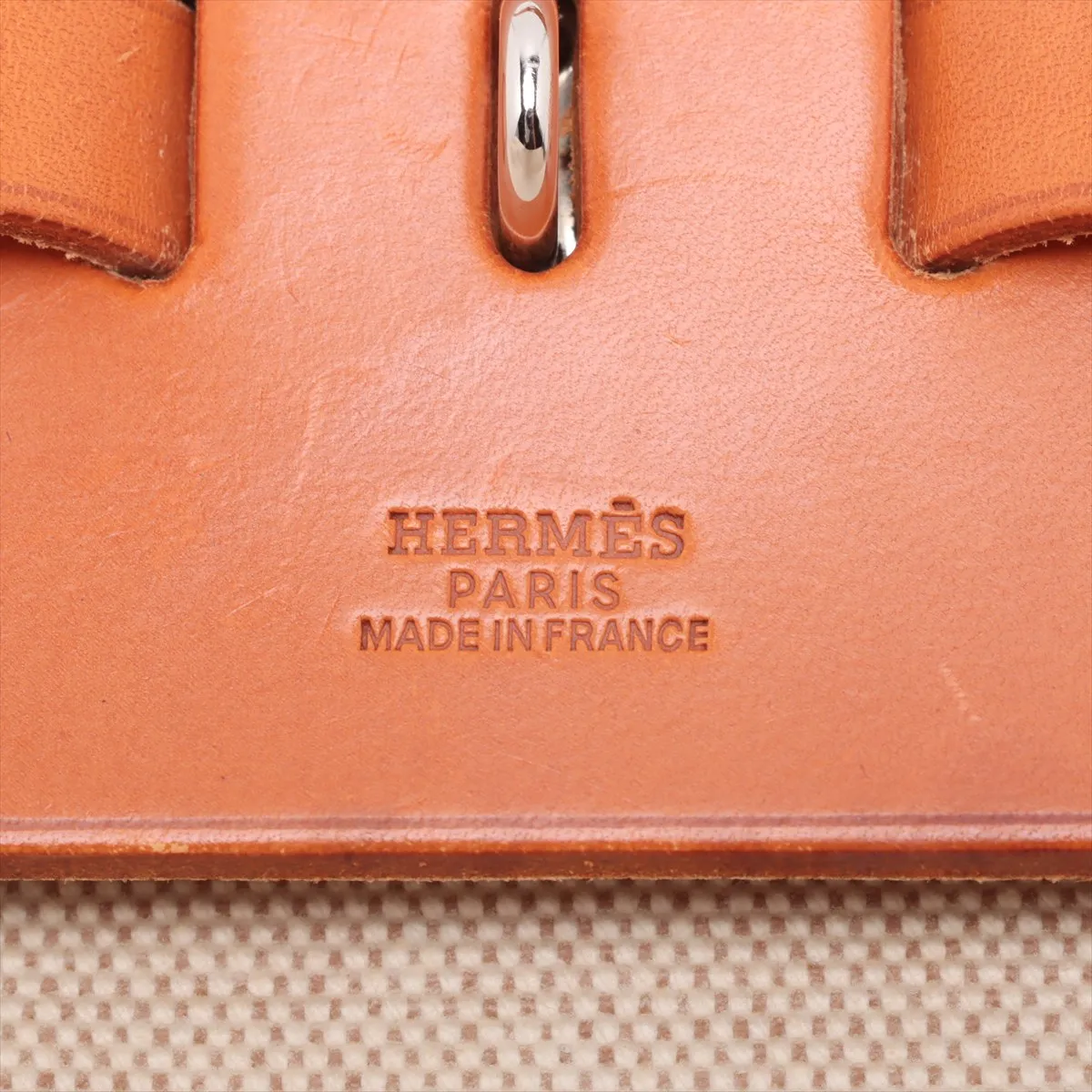 Ale Bag Zip GM Toile Ash x Vash Hunter Beige x Brown Silver hardware B:1998 — view 10
