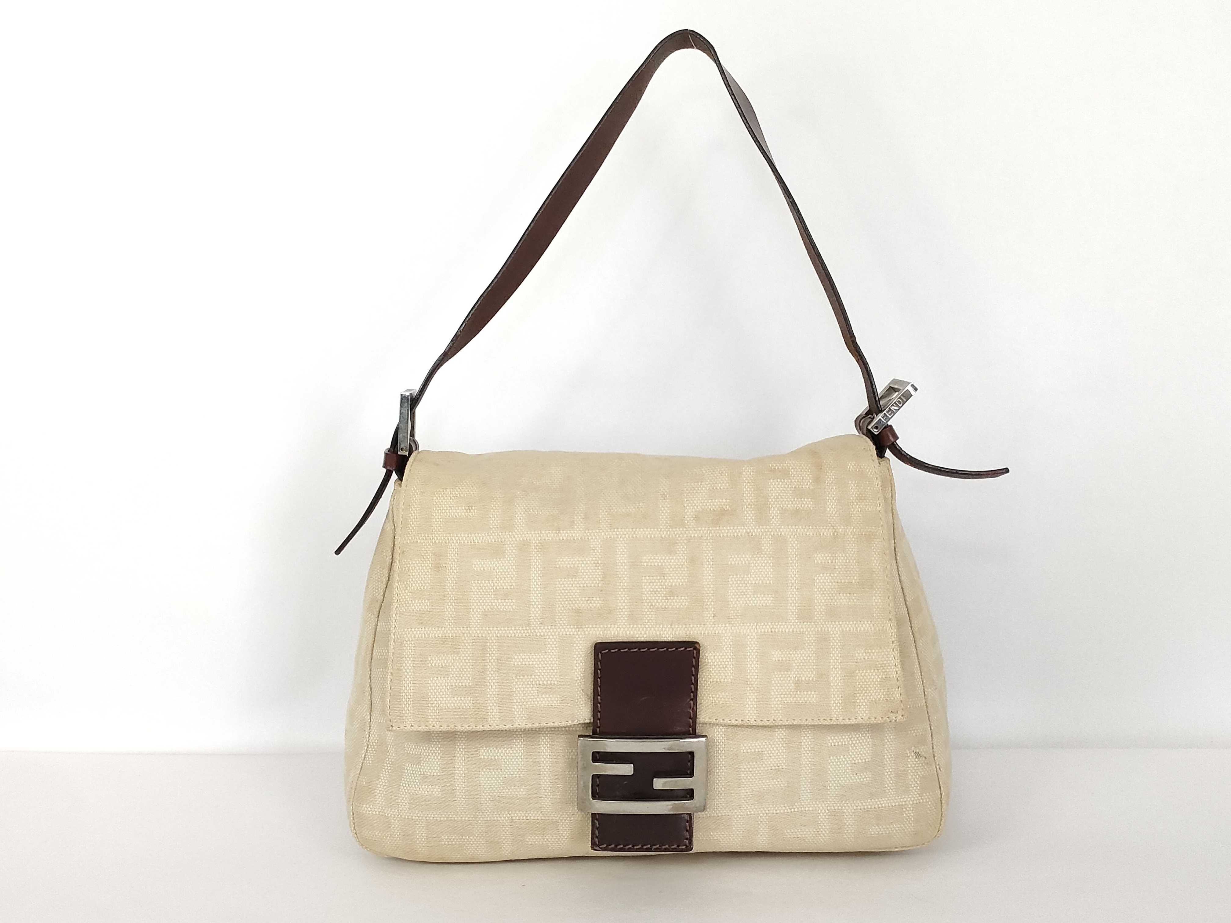Zucca pattern Mamma Bucket baguette shoulder bag Zucca handbag