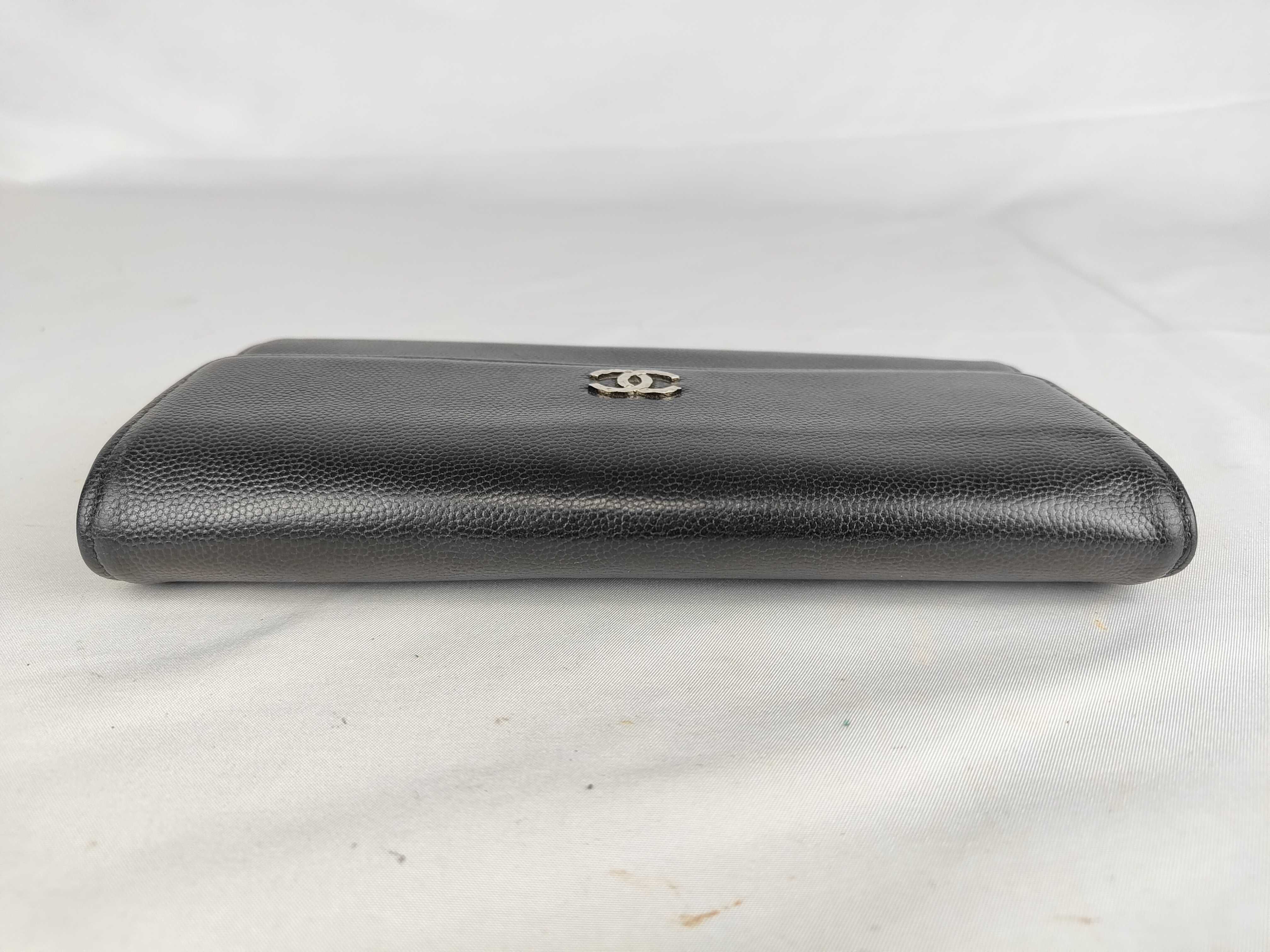 Caviar Skin Sevruga Bi-fold Long Wallet — view 3