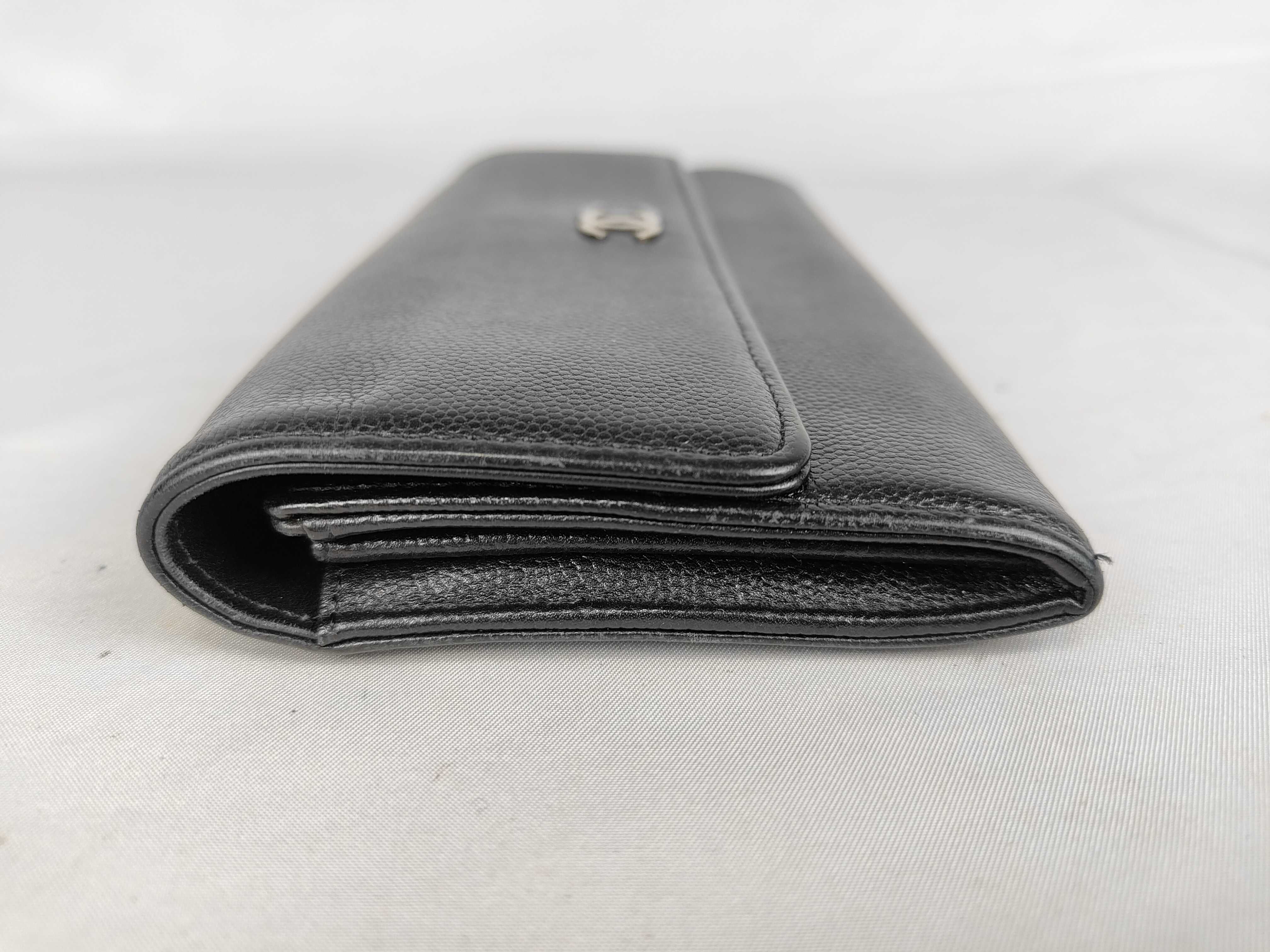 Caviar Skin Sevruga Bi-fold Long Wallet — view 4