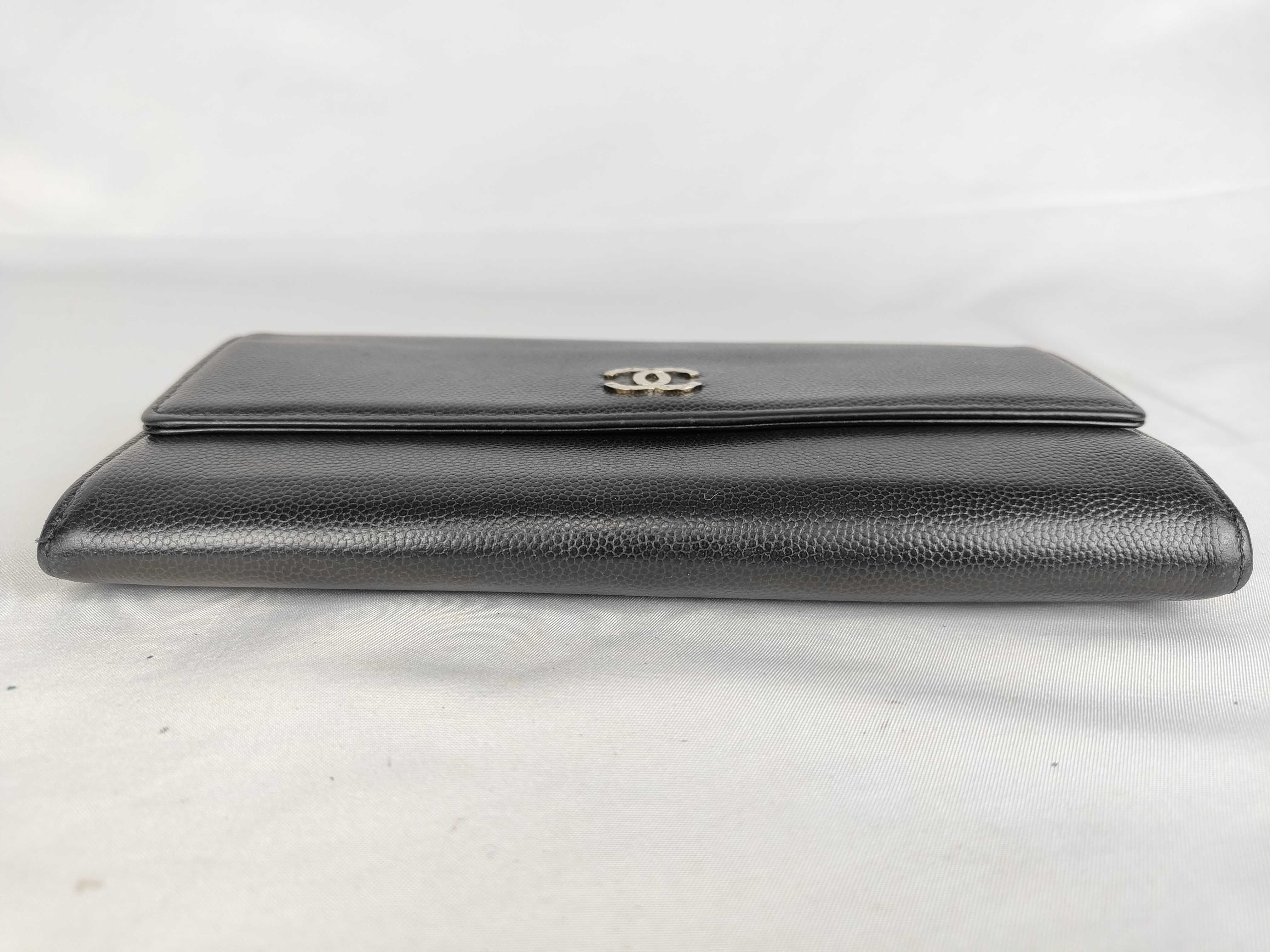 Caviar Skin Sevruga Bi-fold Long Wallet — view 6